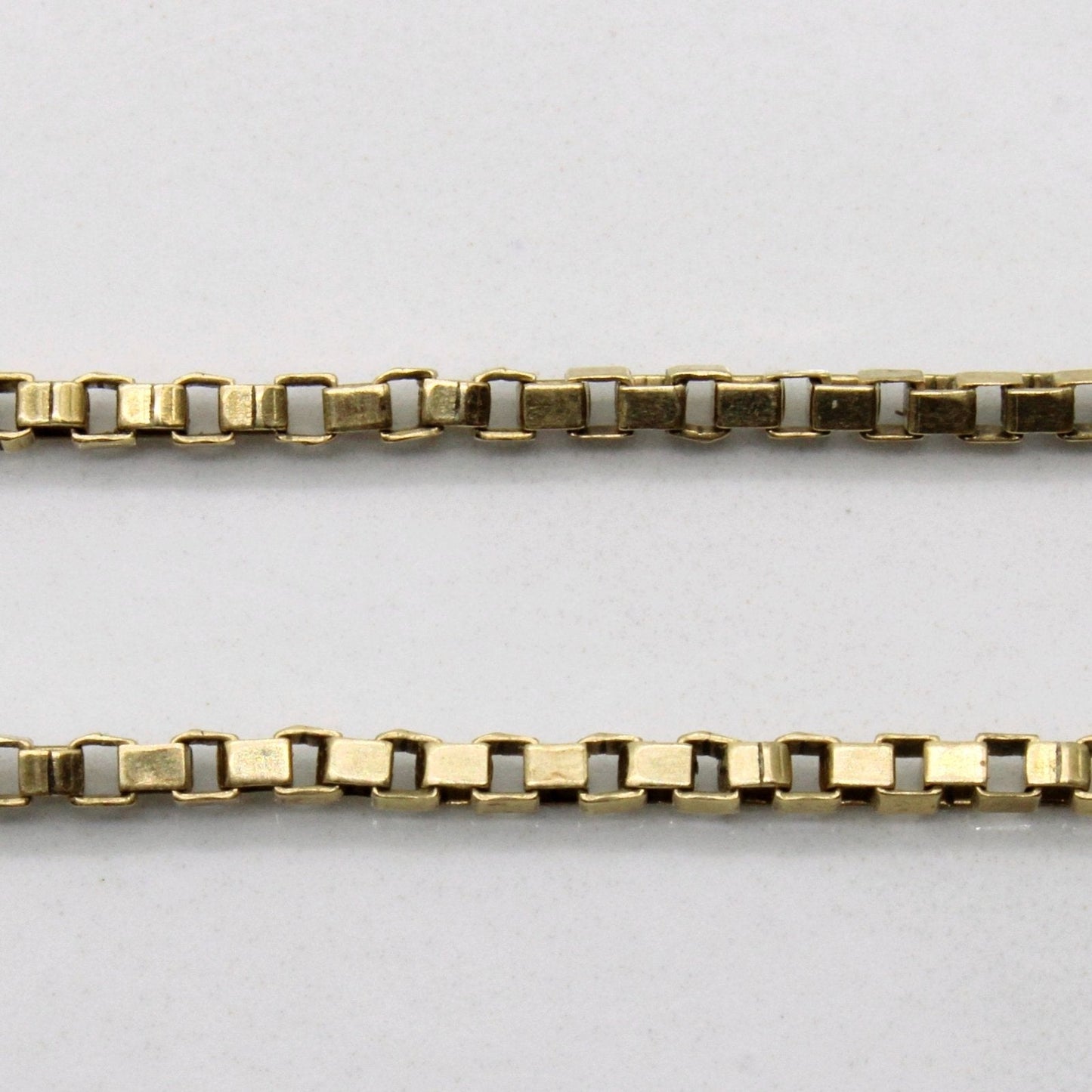 10k Yellow Gold Box Chain | 22 |