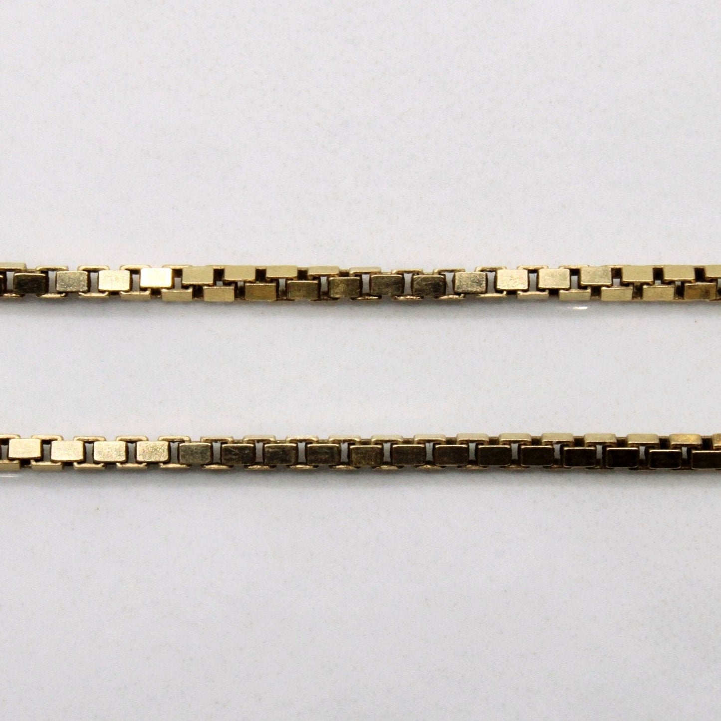 10k Yellow Gold Box Chain | 22 |