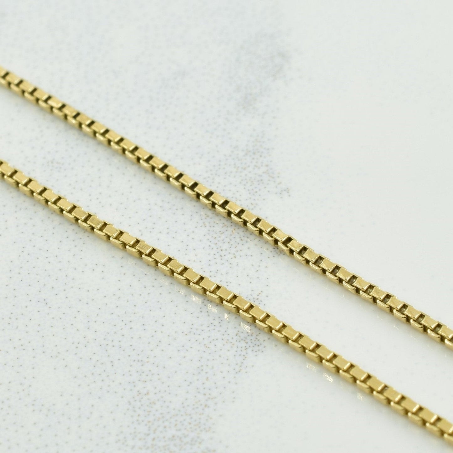 10k Yellow Gold Box Chain | 24 |