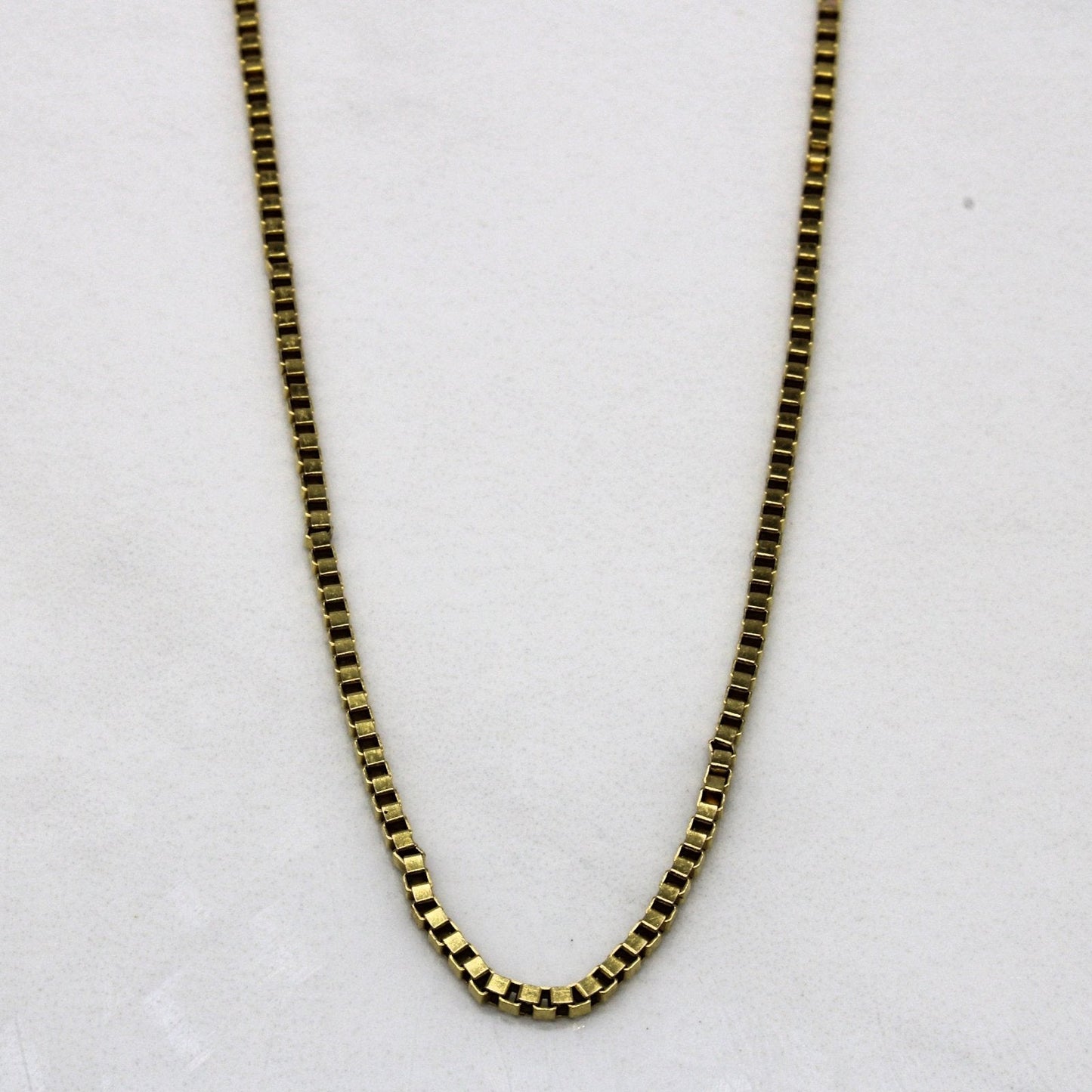 10k Yellow Gold Box Chain | 24 |