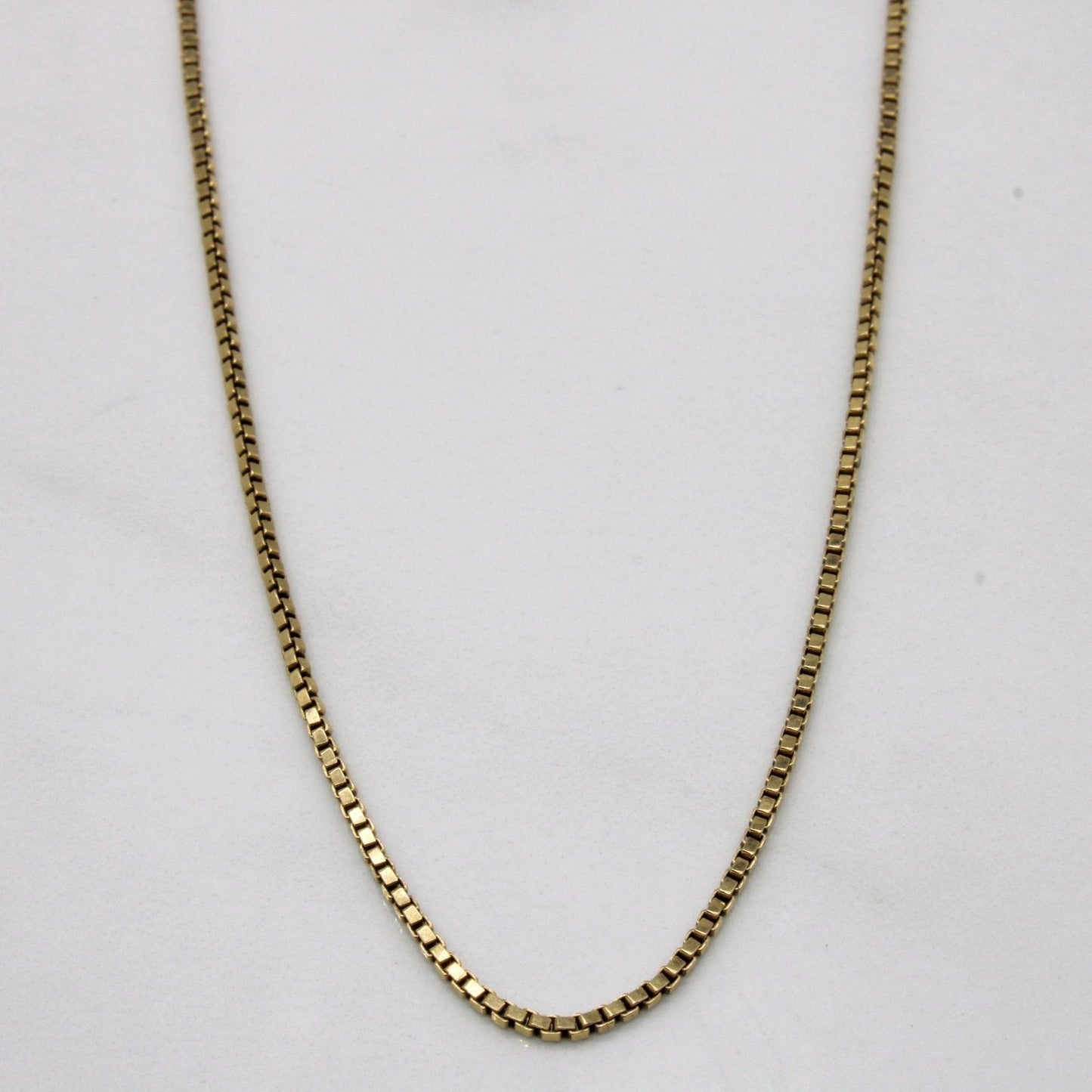 10k Yellow Gold Box Chain | 25 |