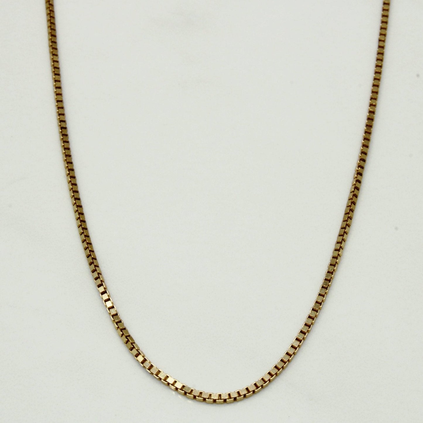 10k Yellow Gold Box Link Chain | 16 |