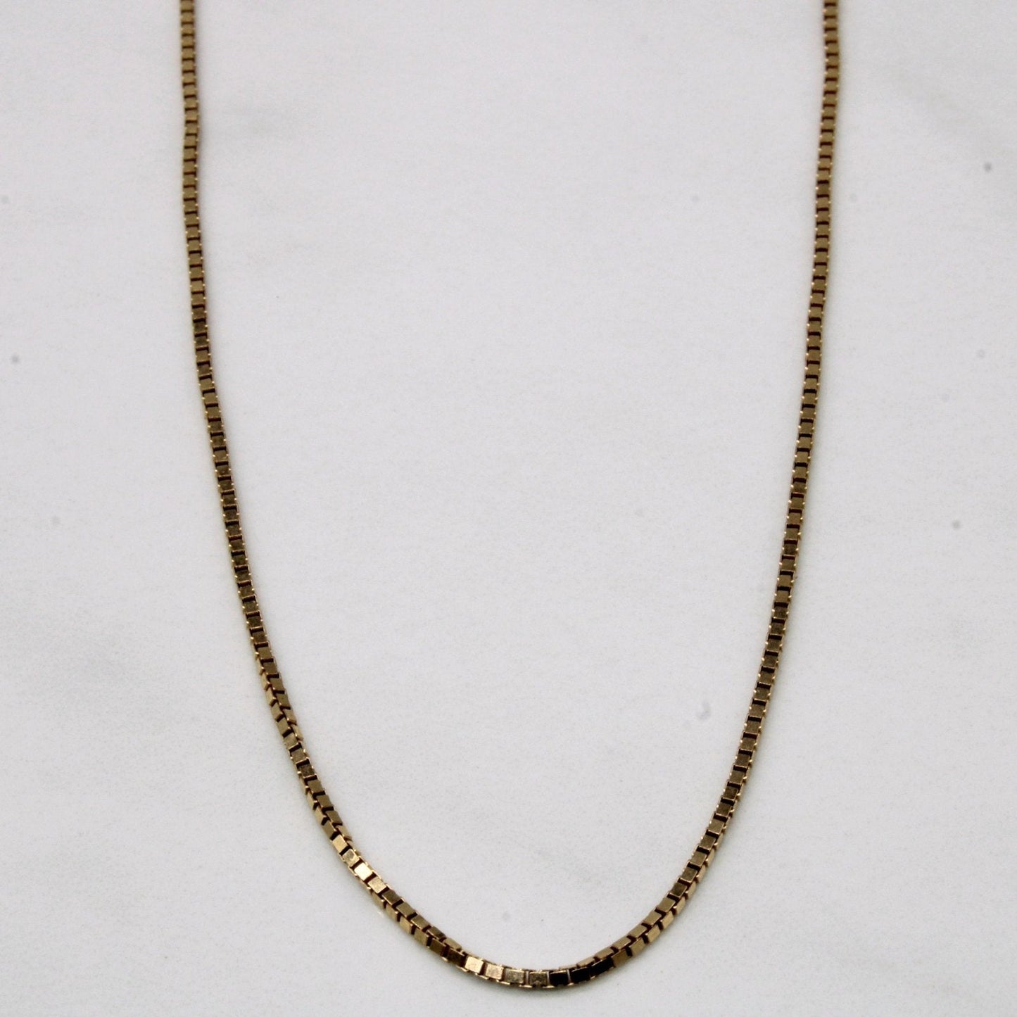 10k Yellow Gold Box Link Chain | 16 |