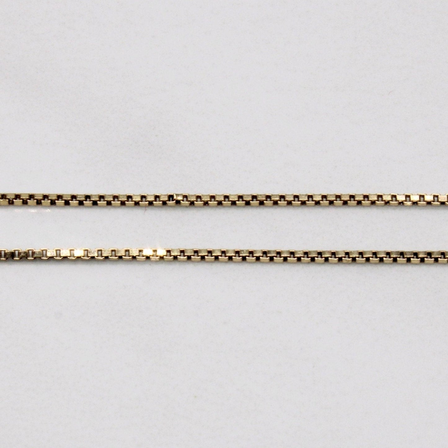 10k Yellow Gold Box Link Chain | 17 |