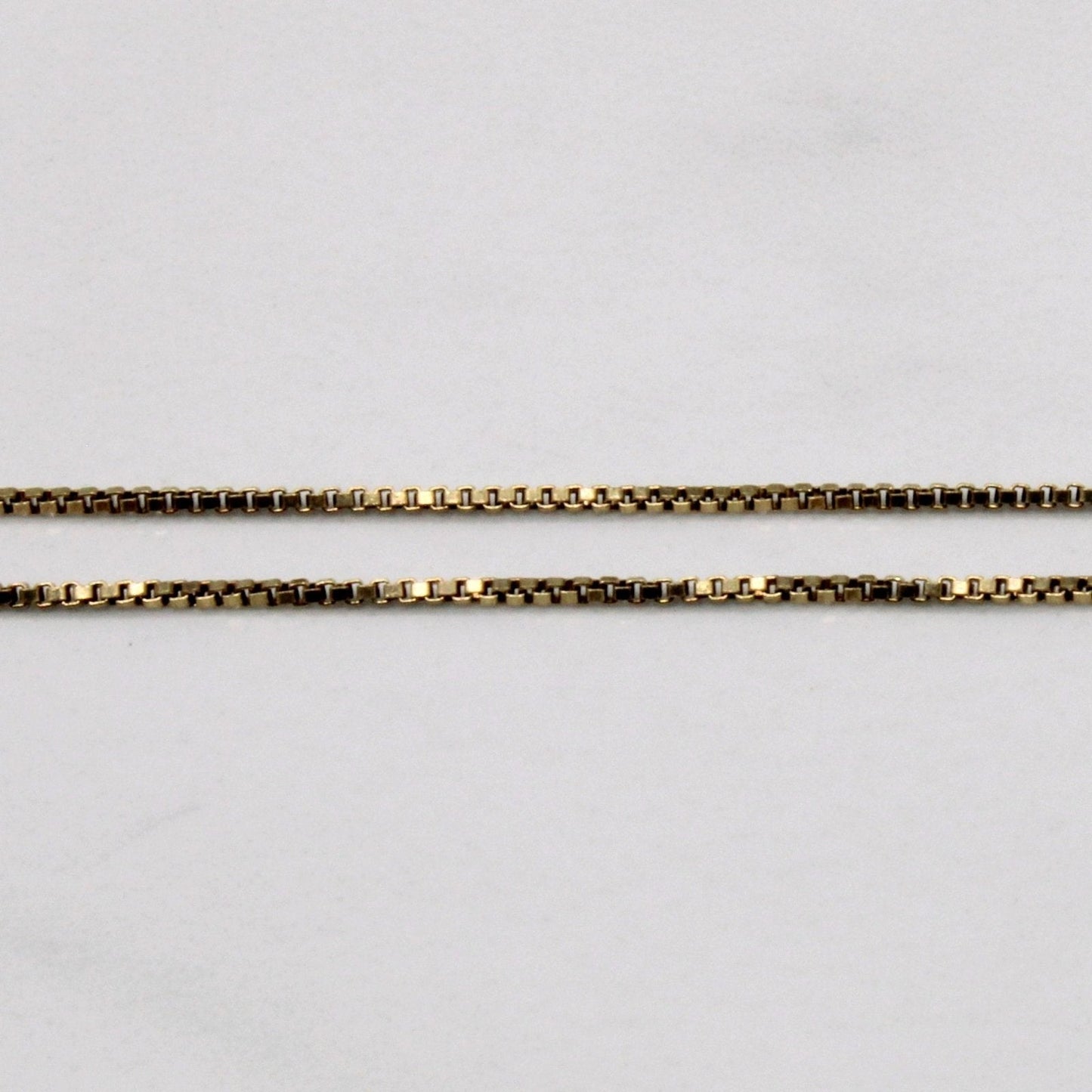 10k Yellow Gold Box Link Chain | 18 |