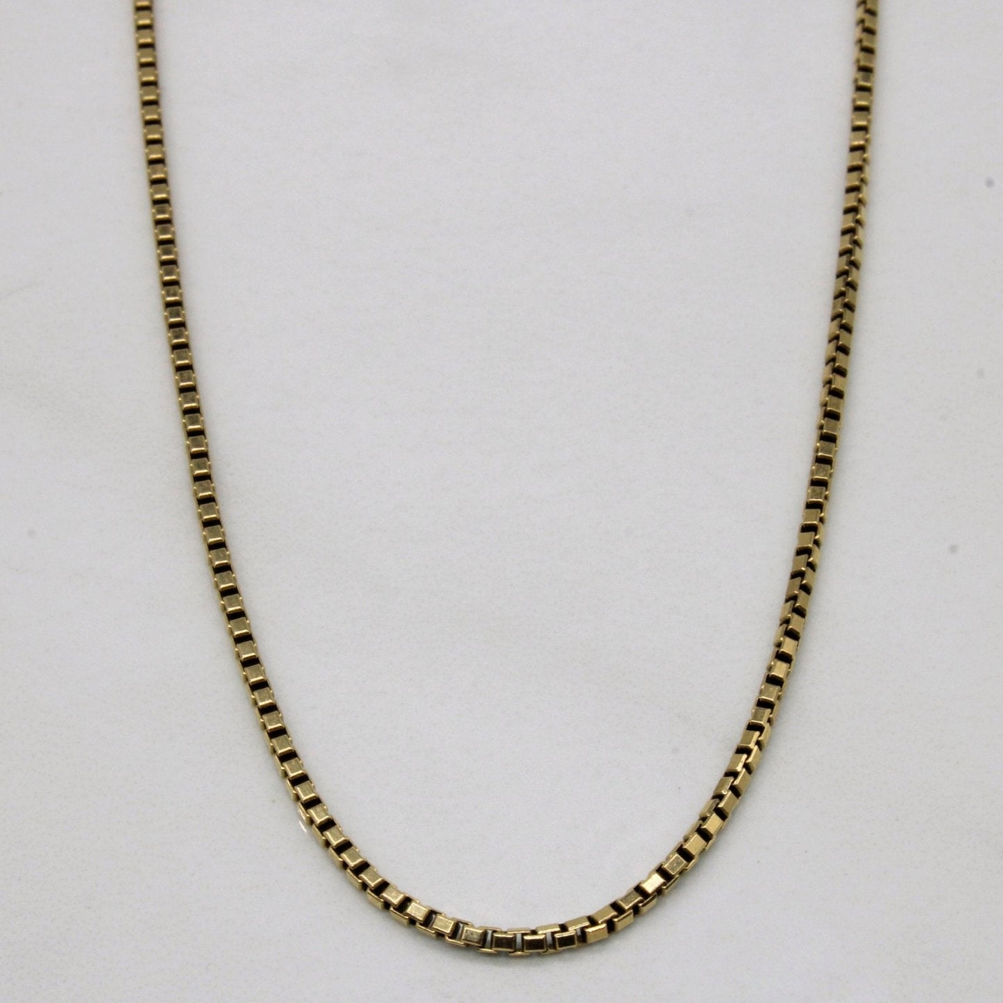 10k Yellow Gold Box Link Chain | 20 |