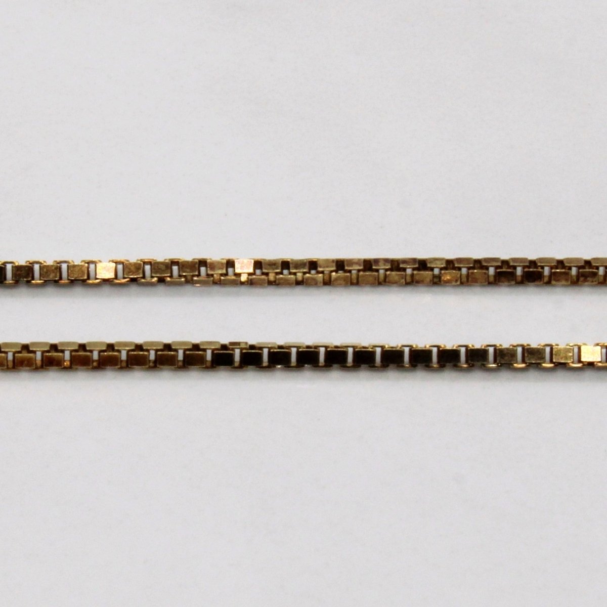 10k Yellow Gold Box Link Chain | 22 |