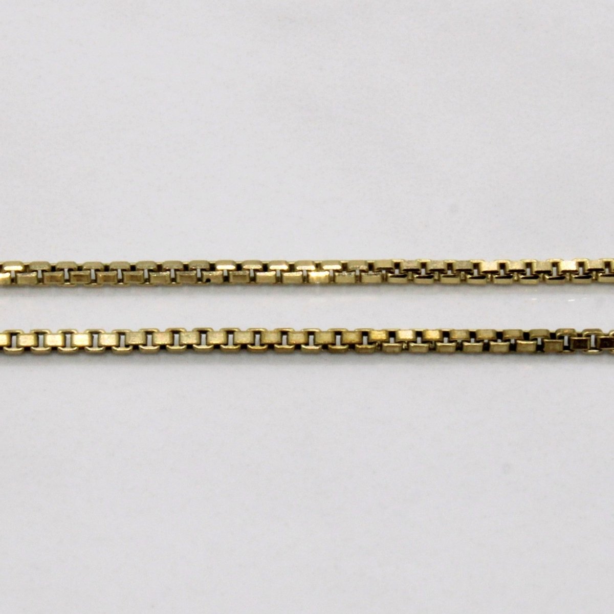 10k Yellow Gold Box Link Chain | 24 |