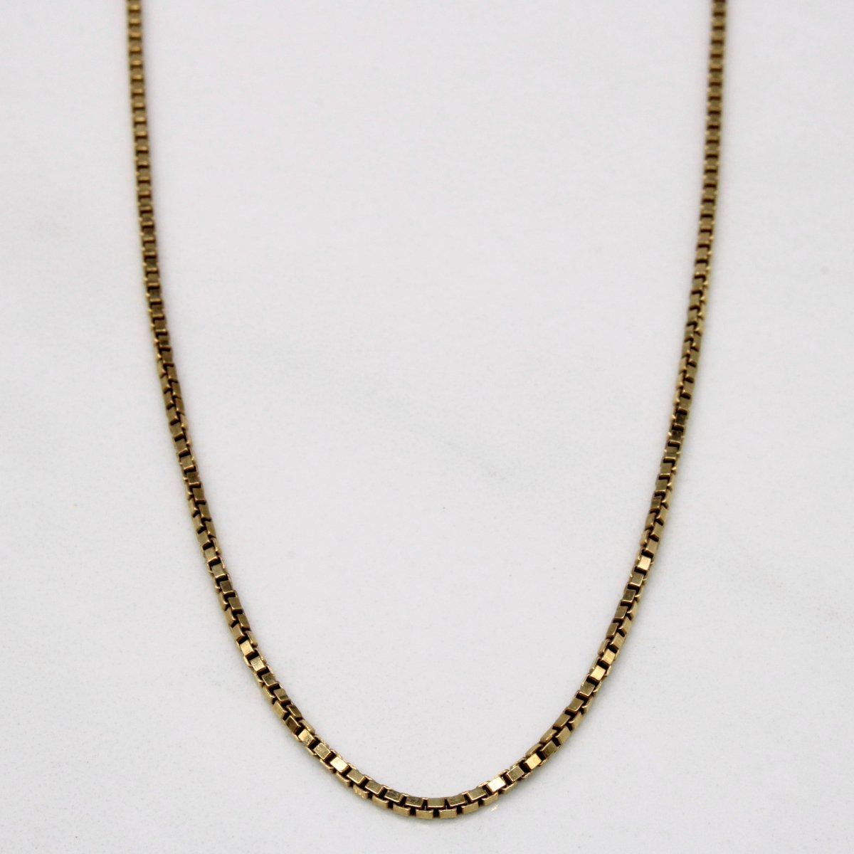 10k Yellow Gold Box Link Chain | 26 |