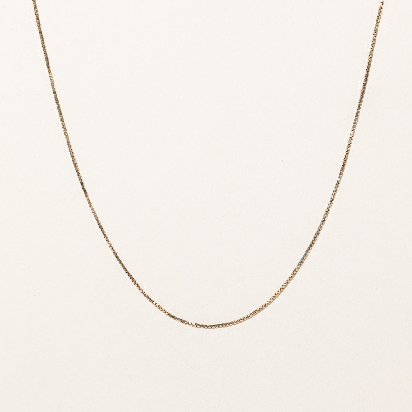 10k Yellow Gold Box Link Chain | 20 |