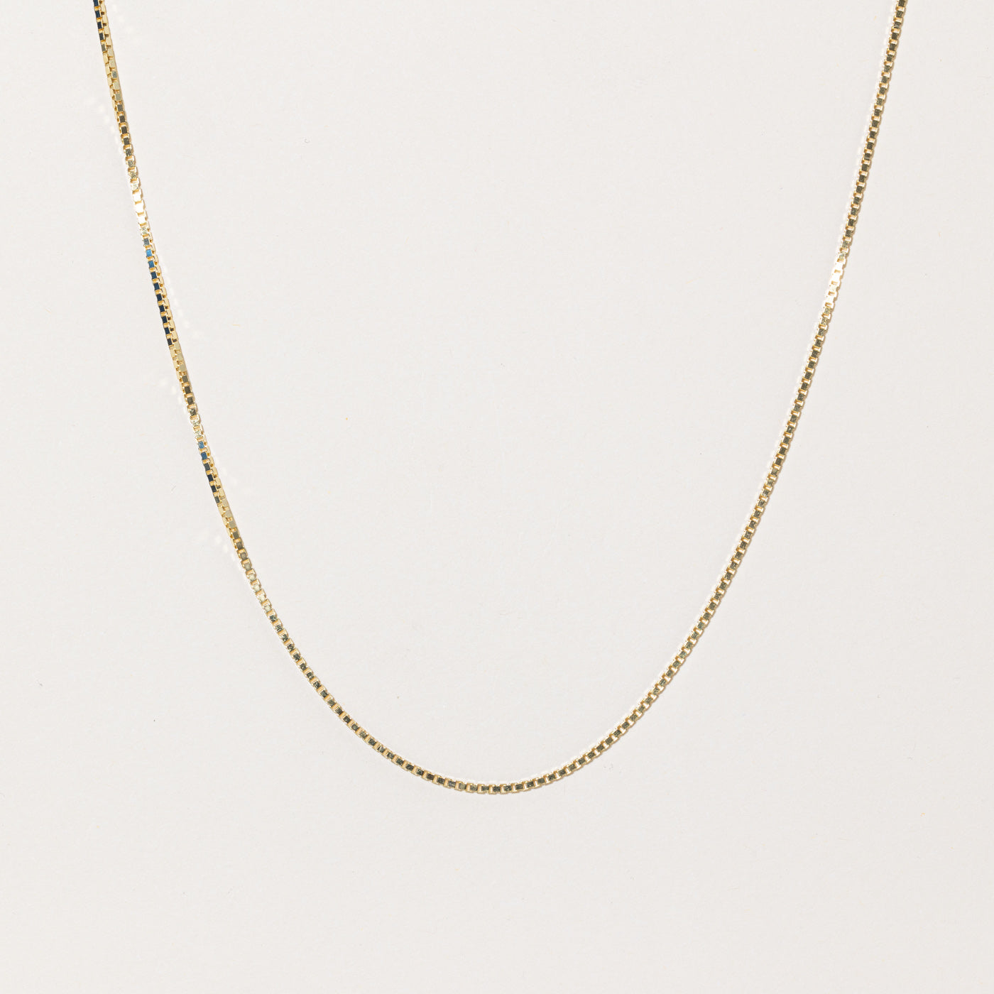 10k Yellow Gold Box Link Chain | 20 |