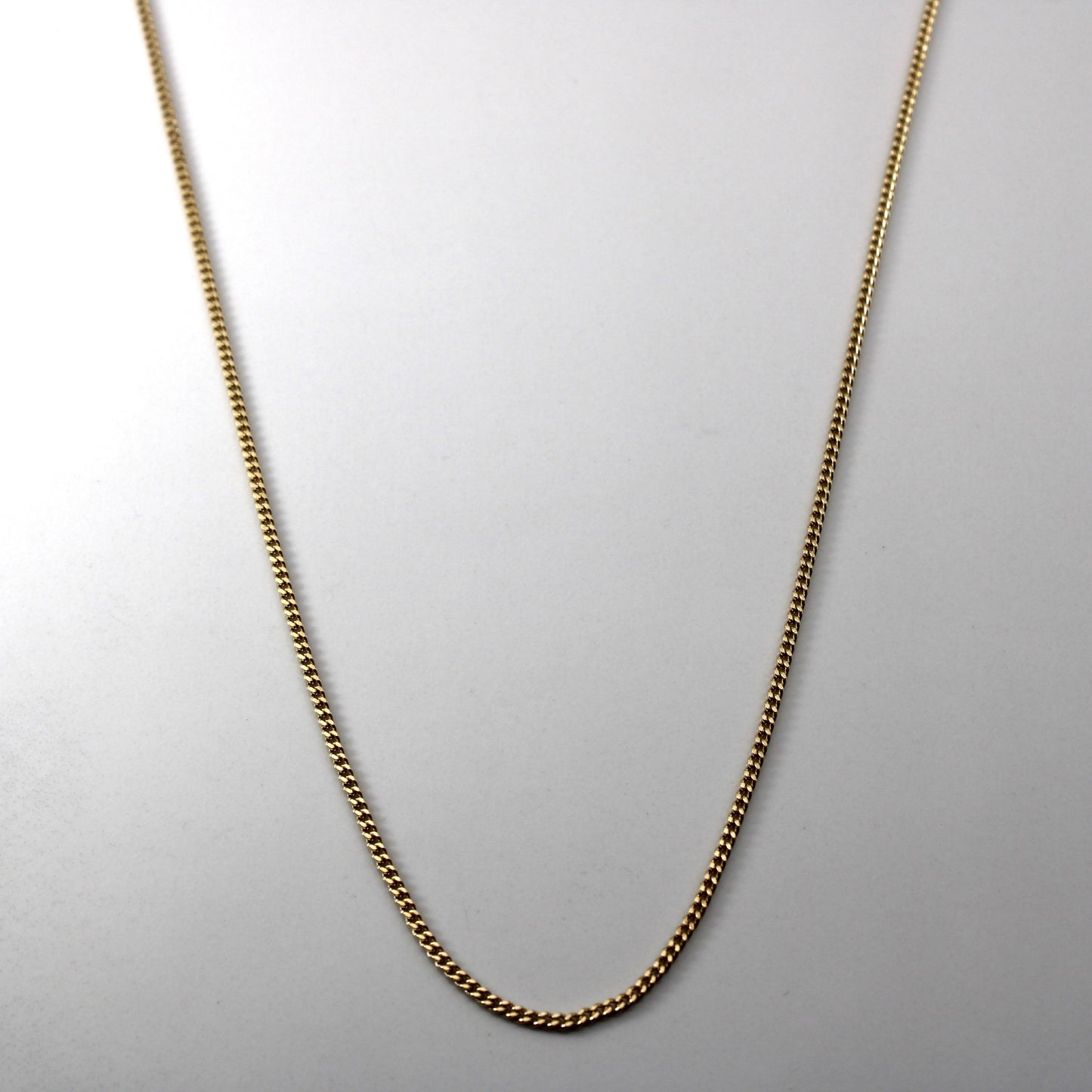 10k Yellow Gold Cable Link Chain | 26|