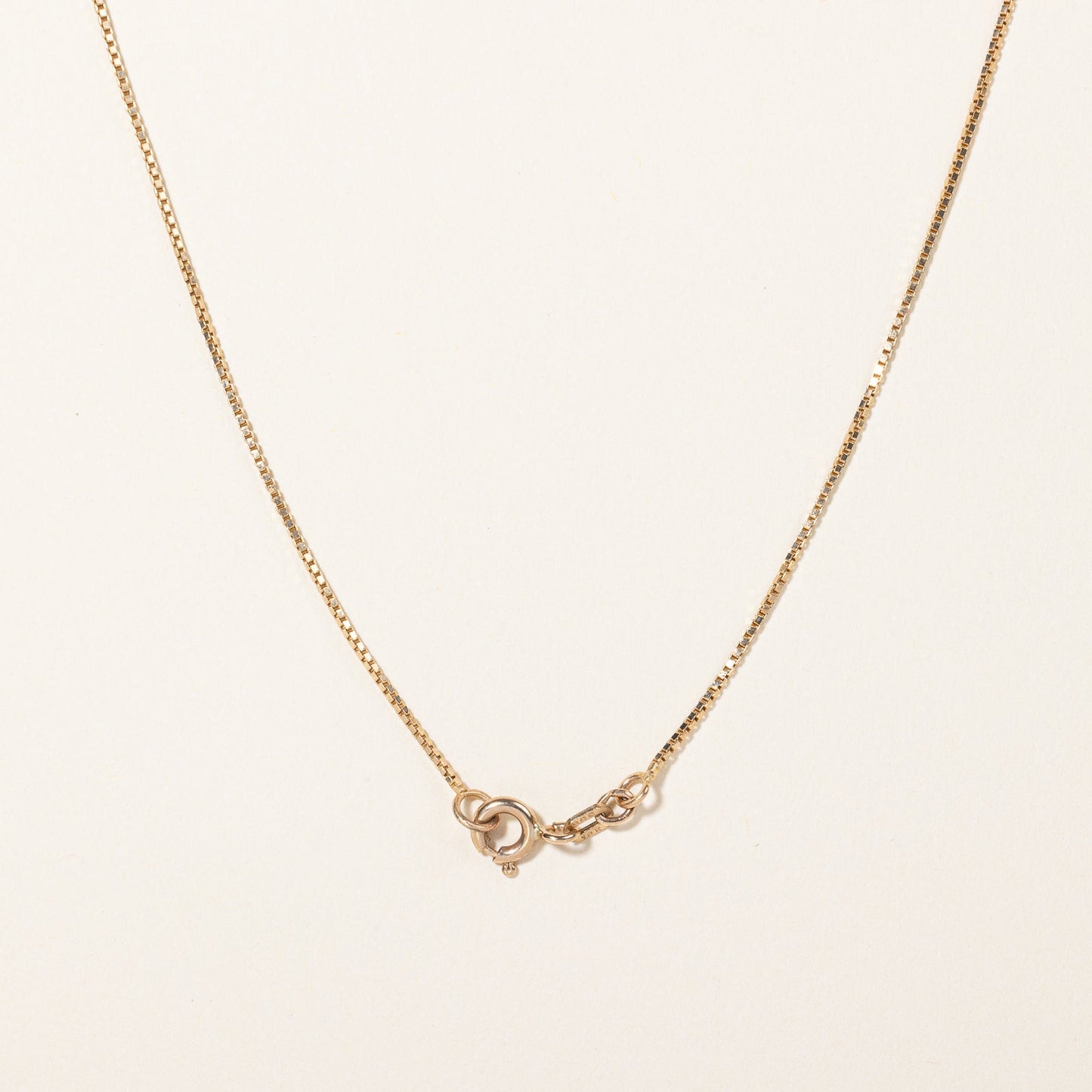 10k Yellow Gold Box Link Chain | 18 |