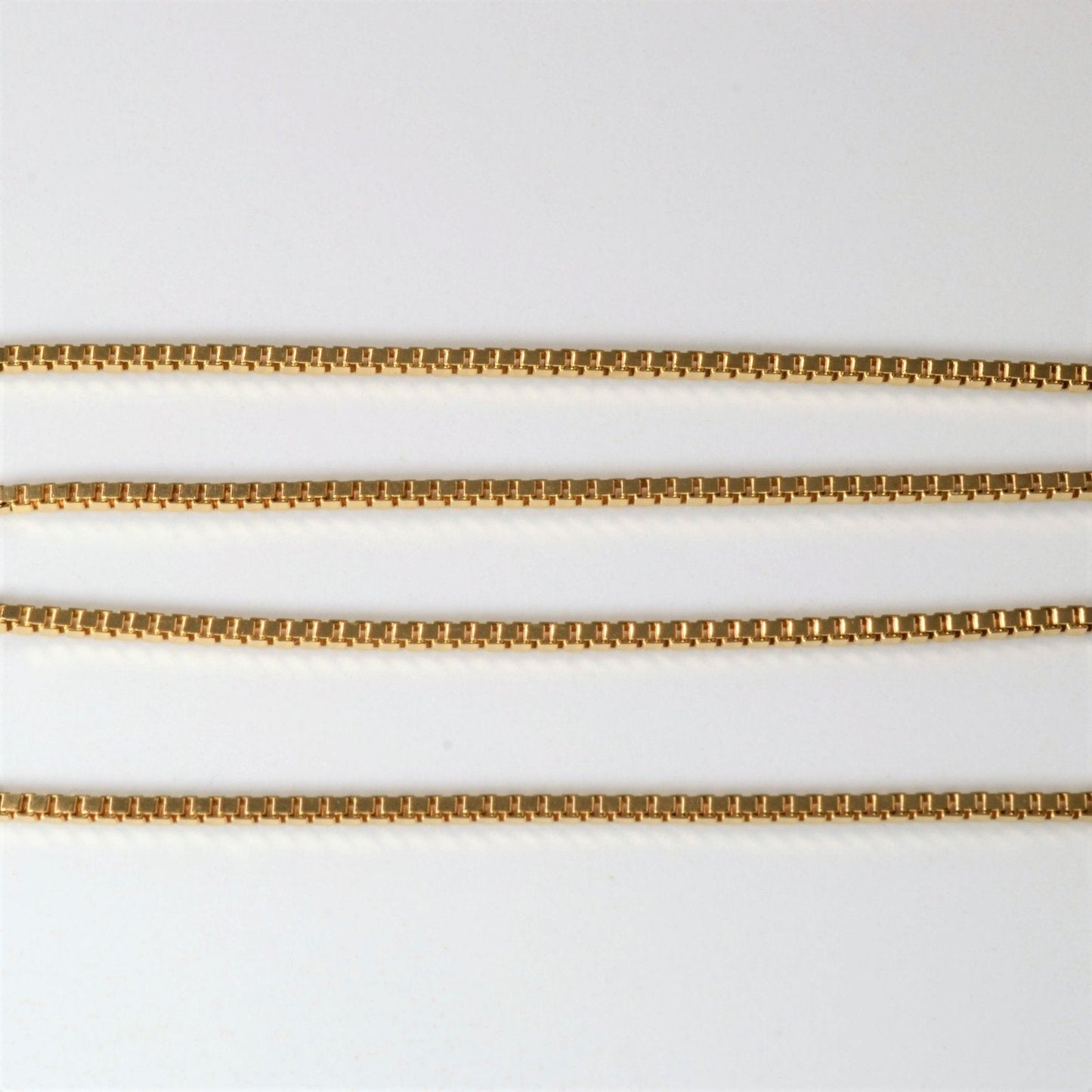 10k Yellow Gold Box Chain | 22 |