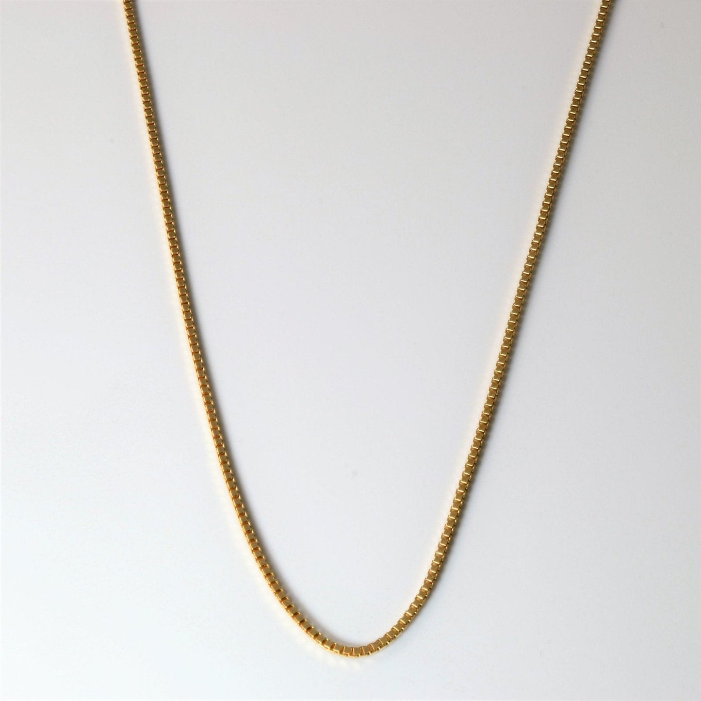 10k Yellow Gold Box Chain | 22 |