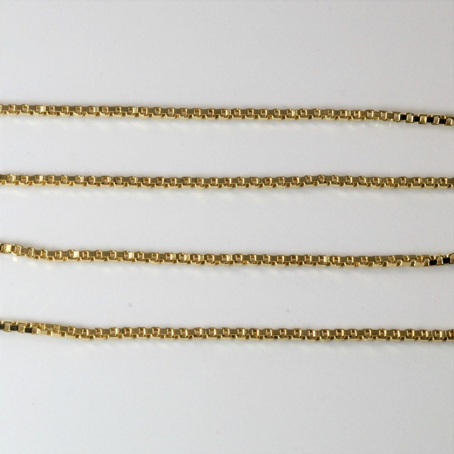 10k Yellow Gold Box Chain | 22 |