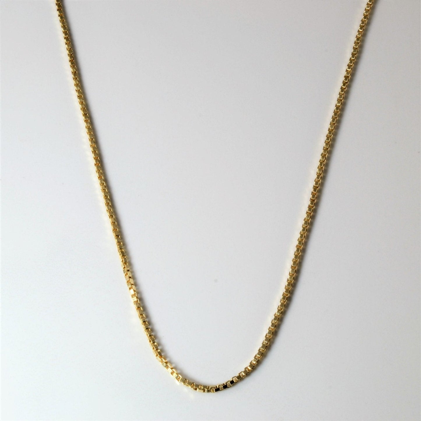 10k Yellow Gold Box Chain | 22 |