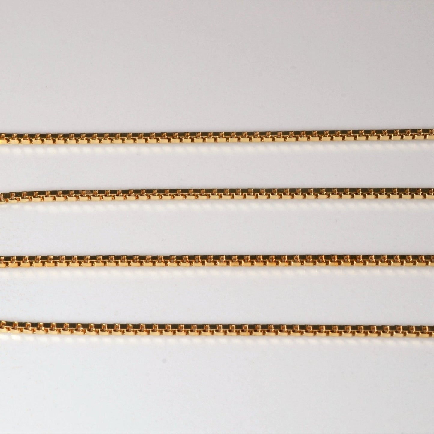 10k Yellow Gold Box Chain | 24 |