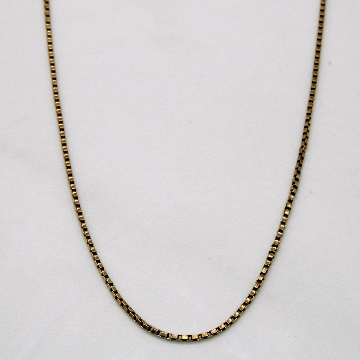 10k Yellow Gold Box Chain | 24 |