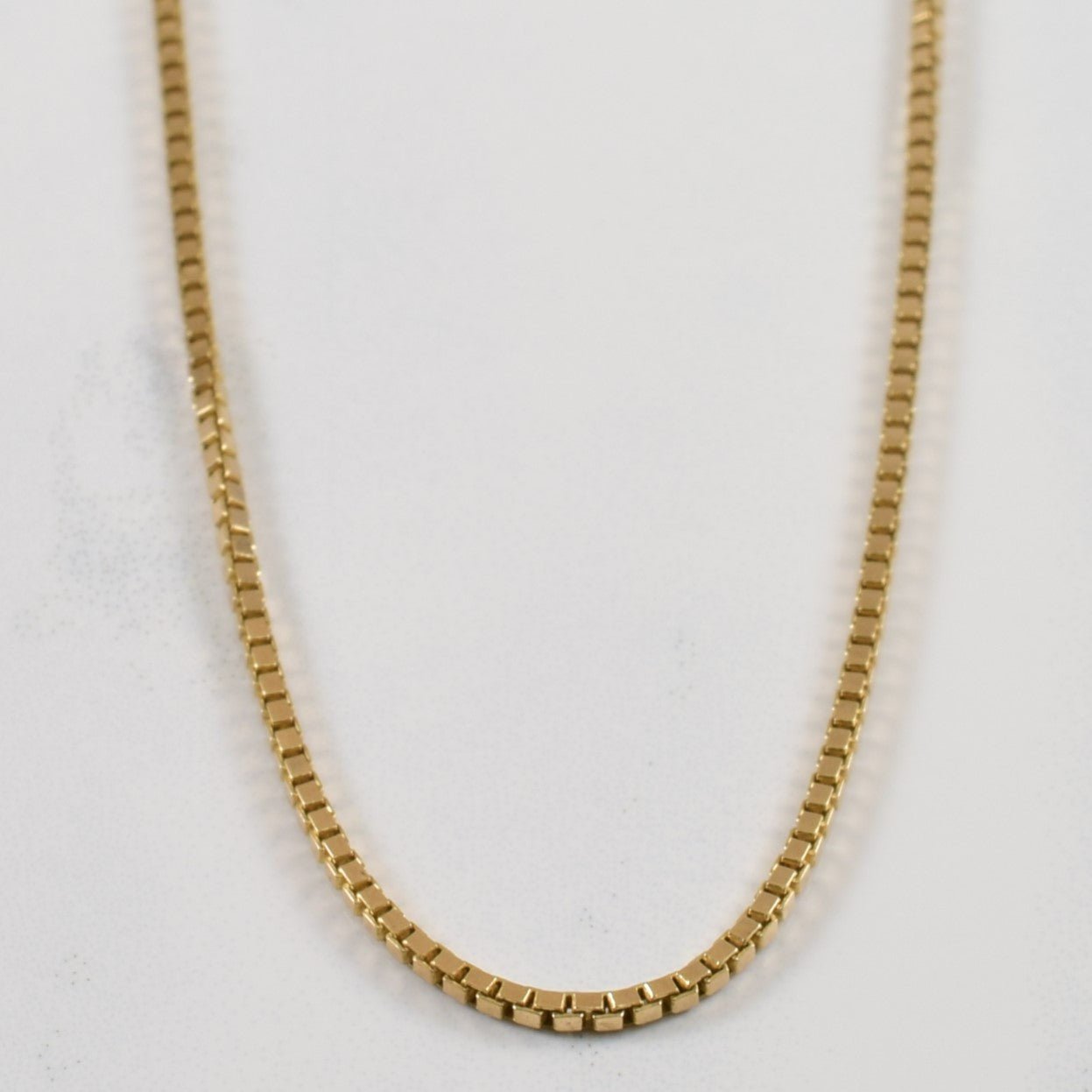 10k Yellow Gold Box Chain | 24 |