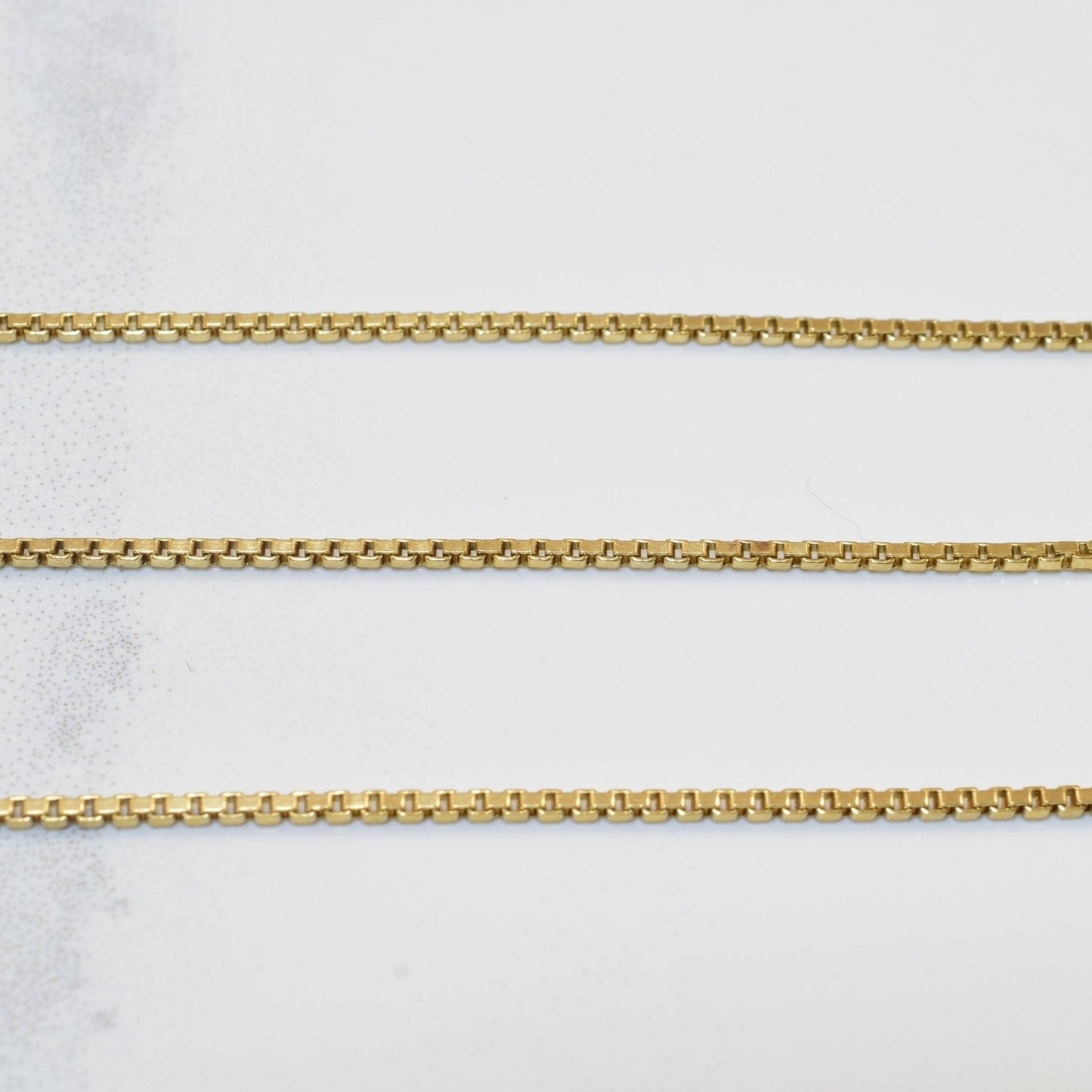 10k Yellow Gold Box Chain | 24 |