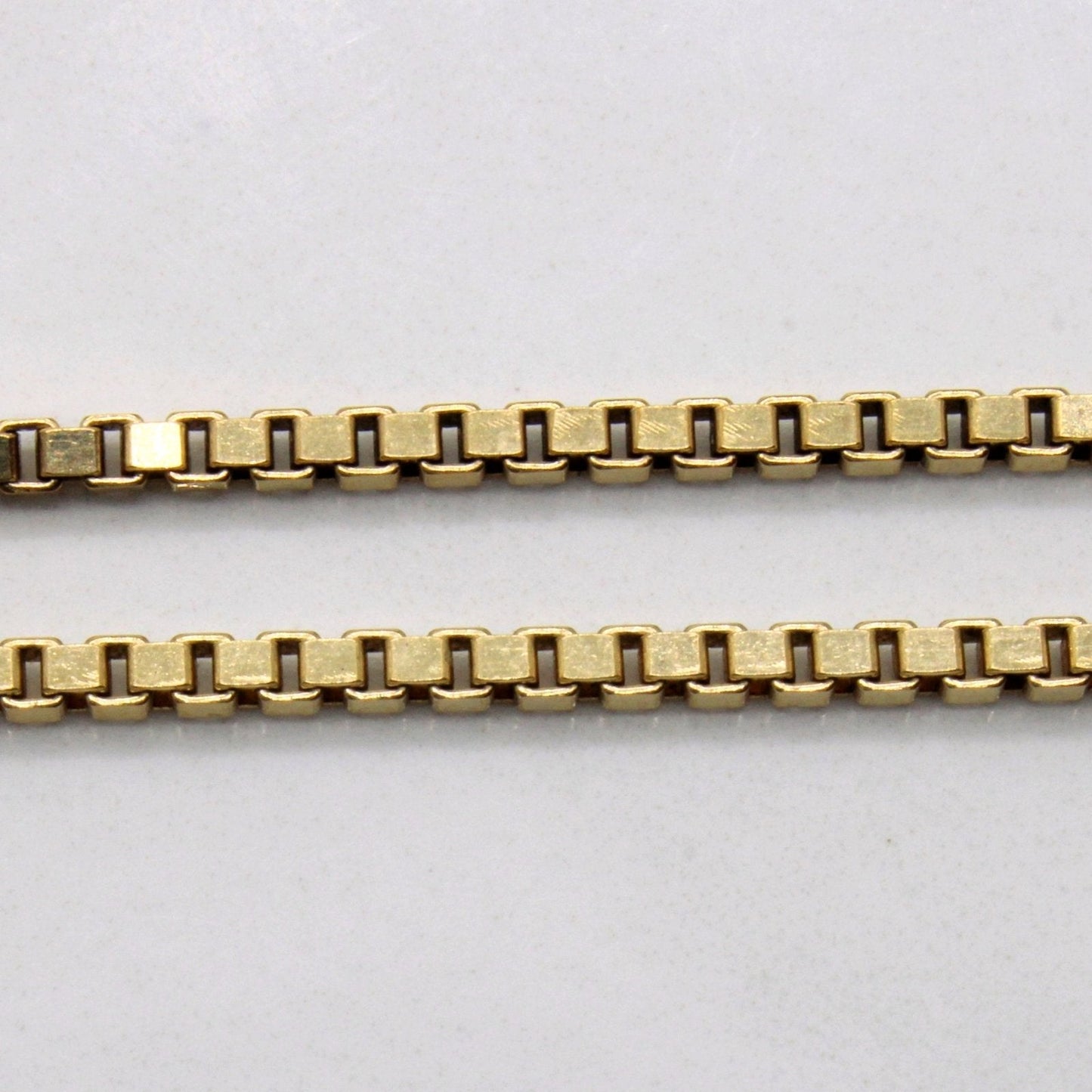 10k Yellow Gold Box Link Chain | 15 |