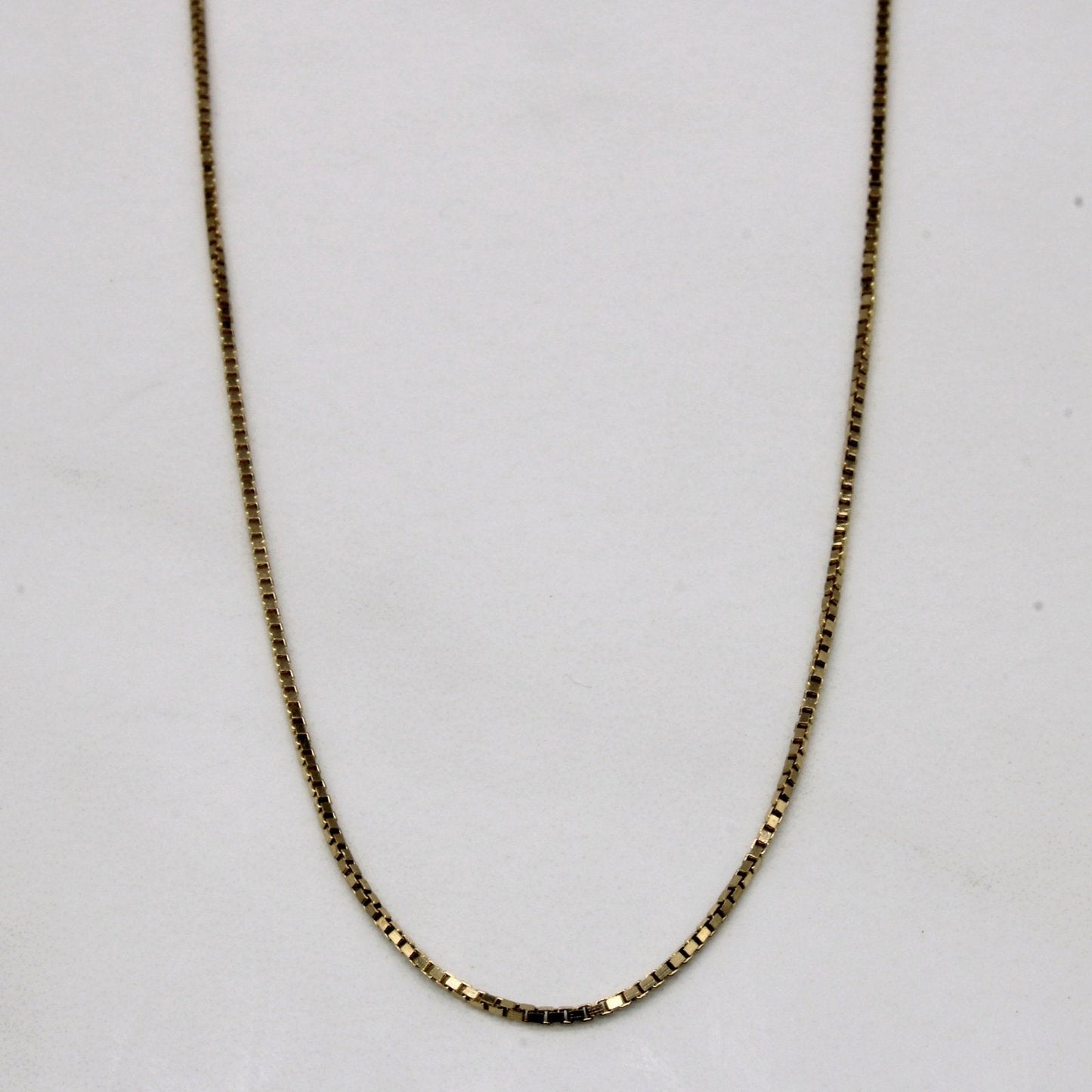 10k Yellow Gold Box Link Chain | 16 |