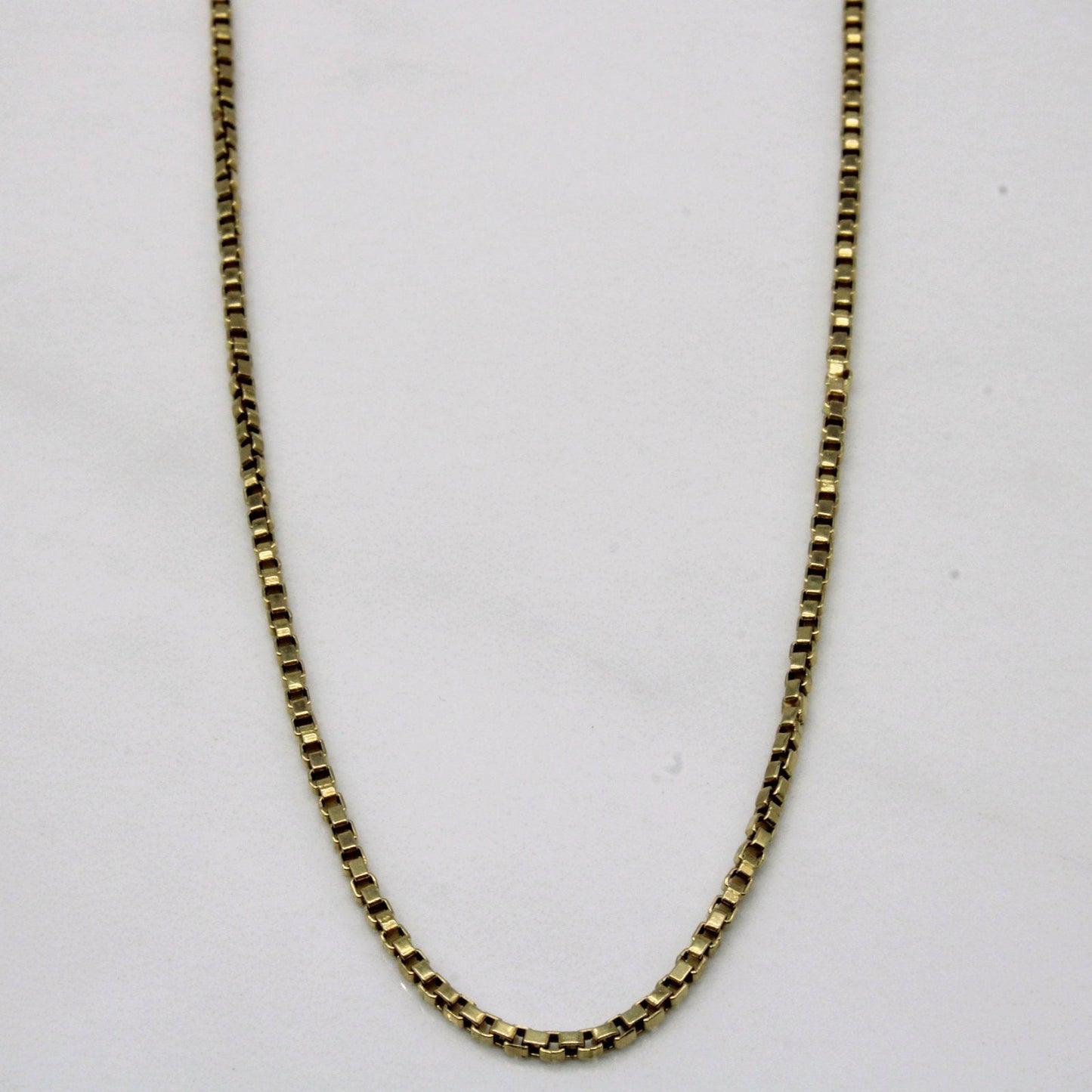 10k Yellow Gold Box Link Chain | 16 |