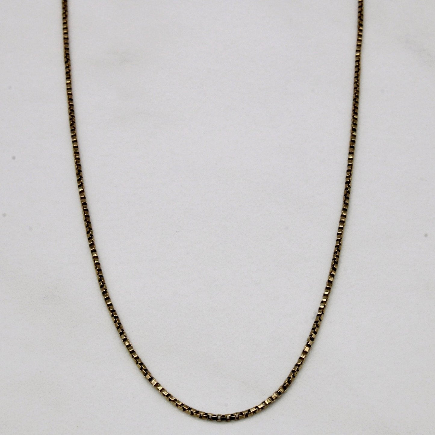 10k Yellow Gold Box Link Chain | 16 |