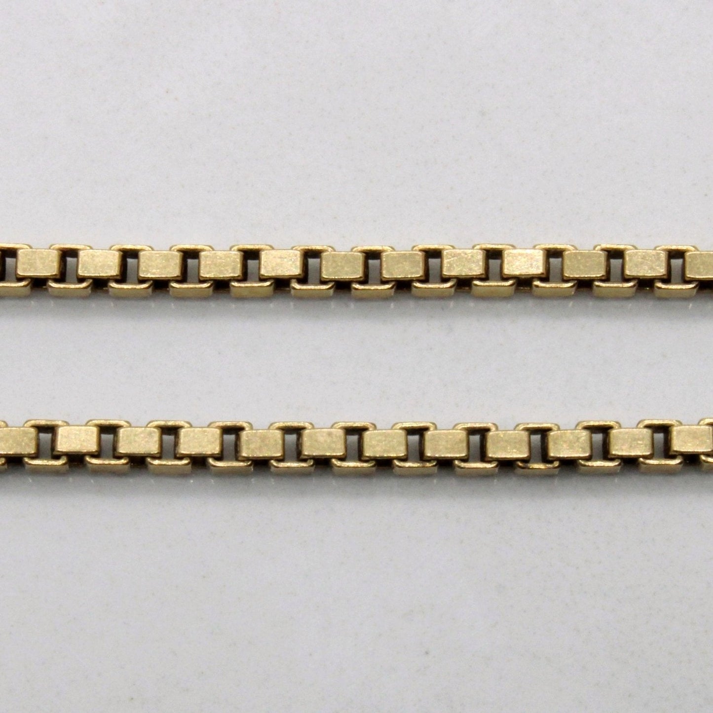 10k Yellow Gold Box Link Chain | 18 |