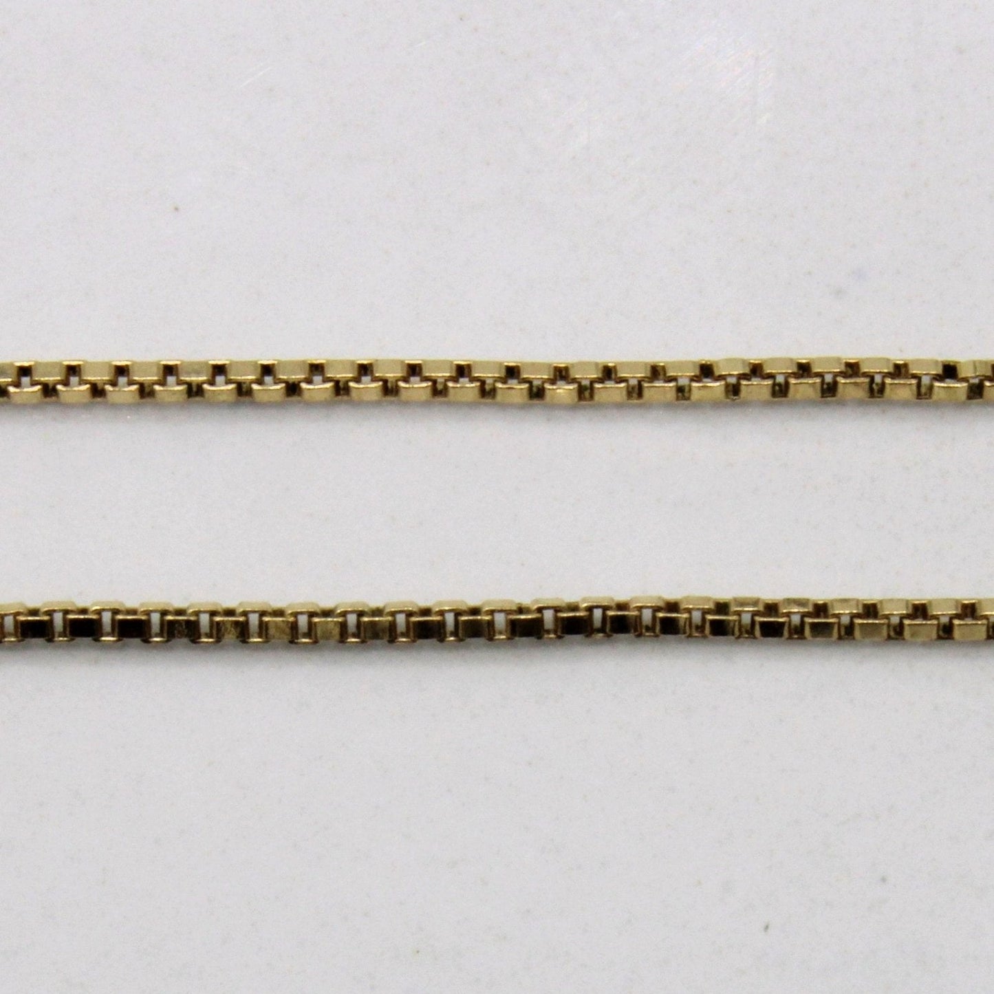 10k Yellow Gold Box Link Chain | 18 |