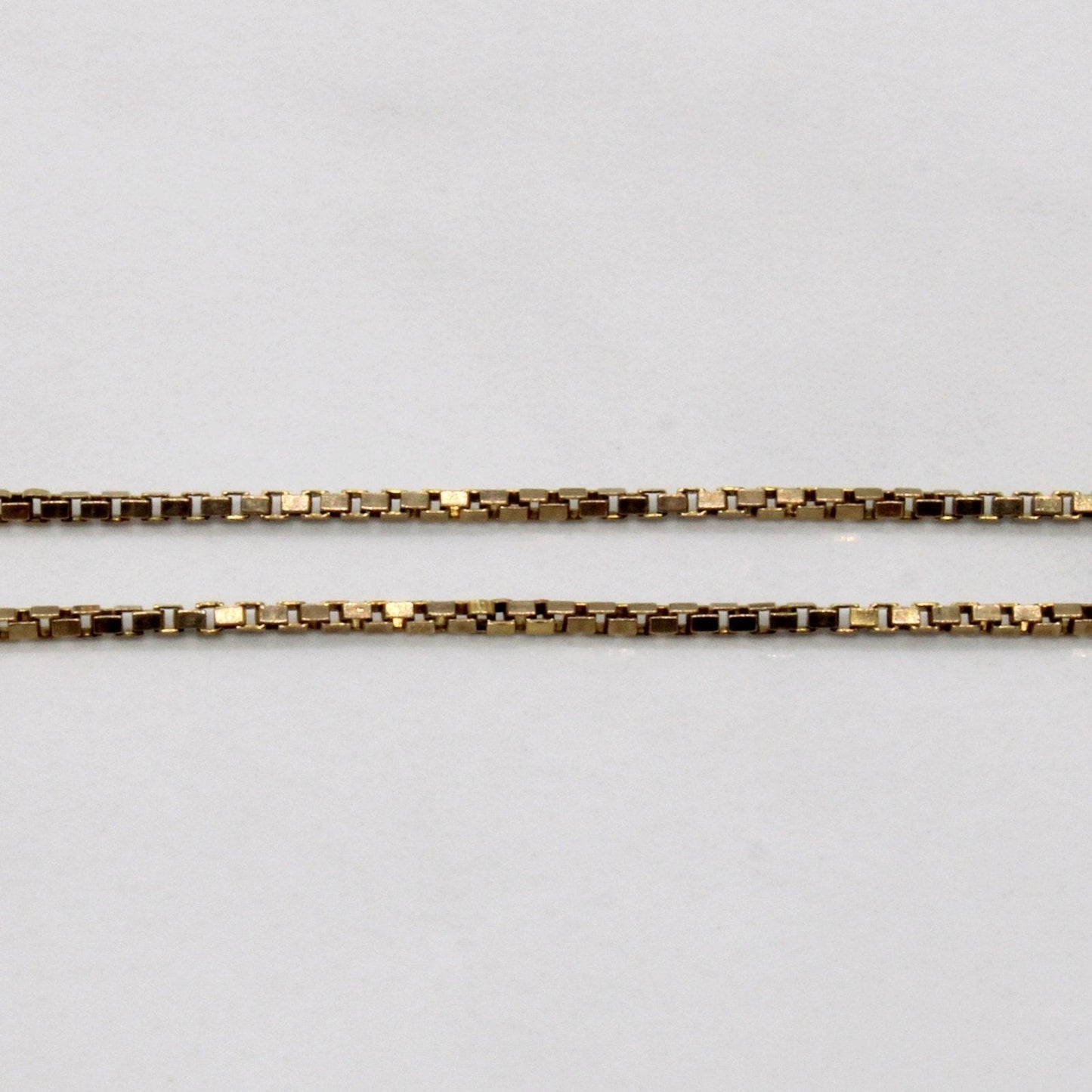 10k Yellow Gold Box Link Chain | 18 |