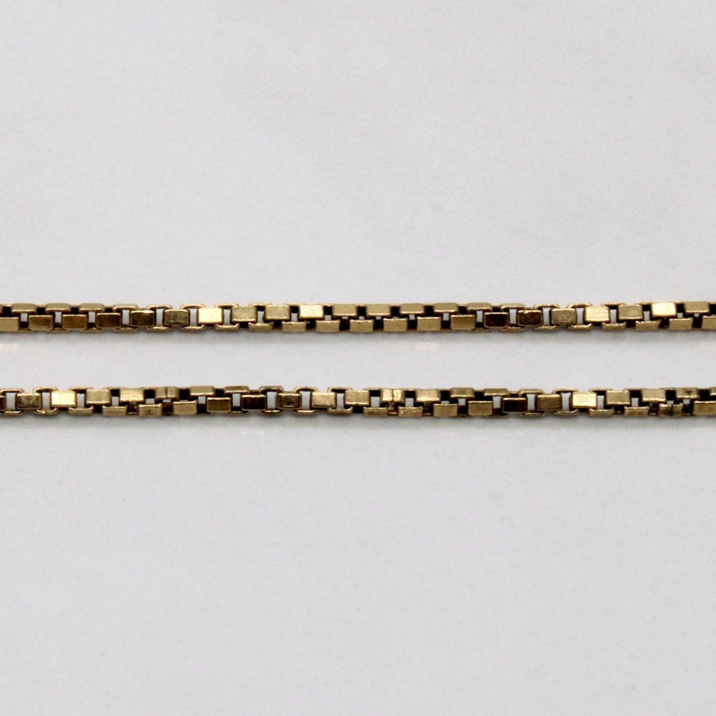 10k Yellow Gold Box Link Chain | 18 |