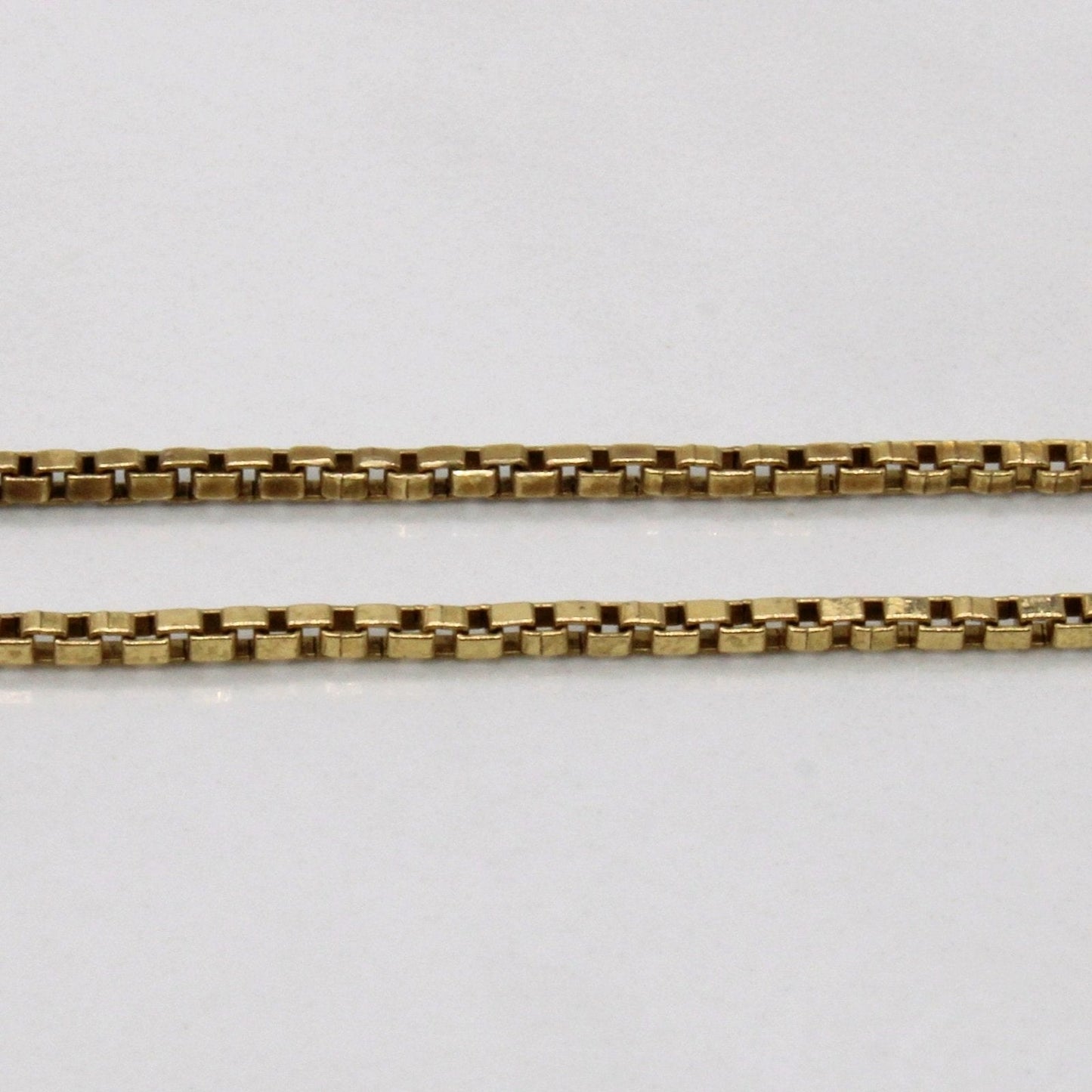 10k Yellow Gold Box Link Chain | 18 |