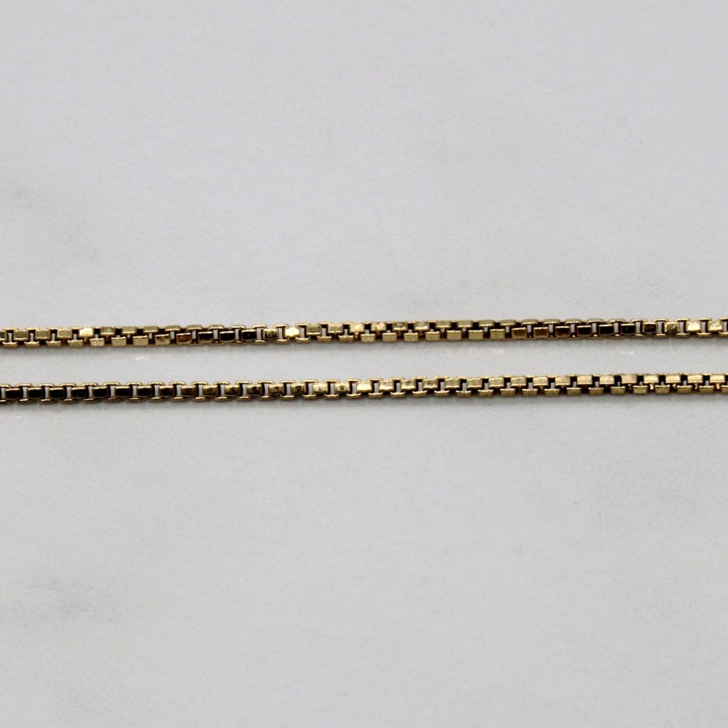 10k Yellow Gold Box Link Chain | 18 |