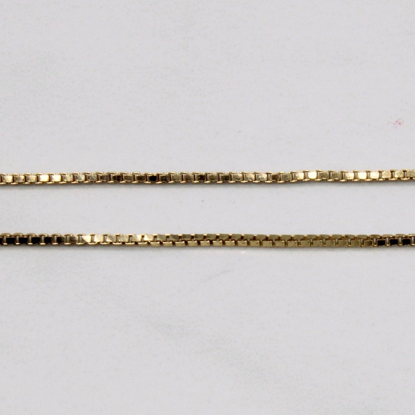10k Yellow Gold Box Link Chain | 18 |