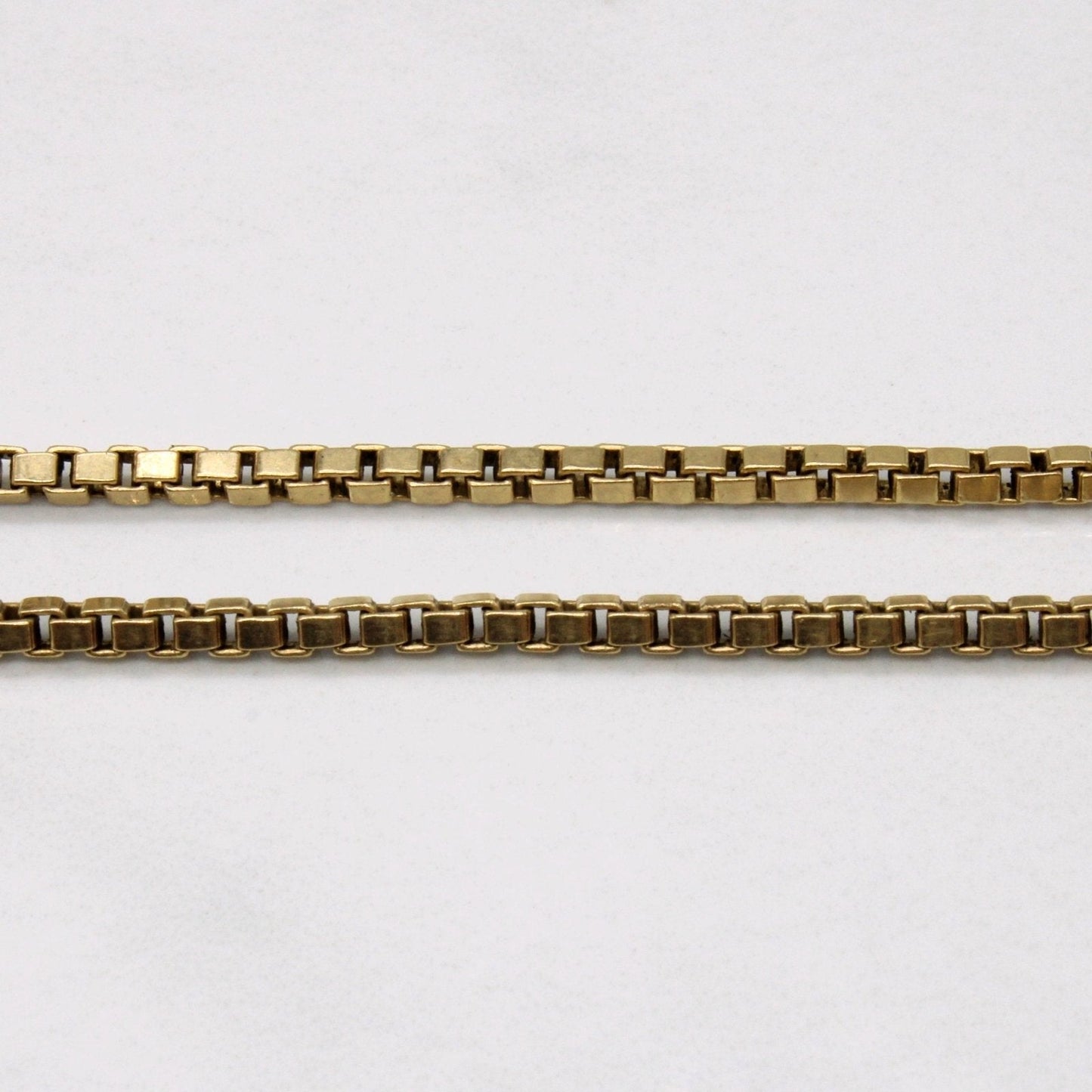 10k Yellow Gold Box Link Chain | 18 |