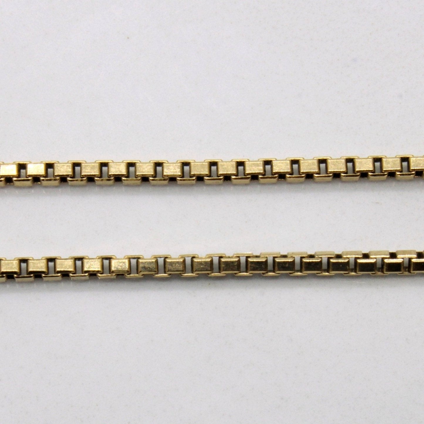 10k Yellow Gold Box Link Chain | 20 |
