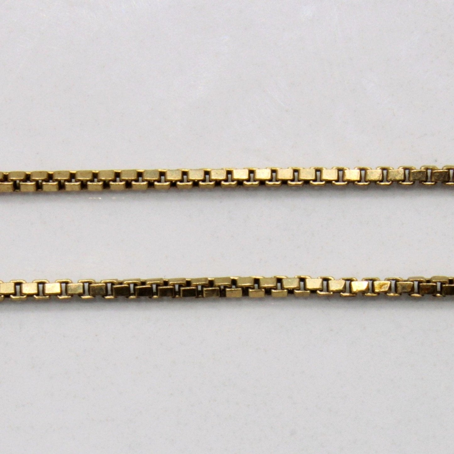 10k Yellow Gold Box Link Chain | 20 |