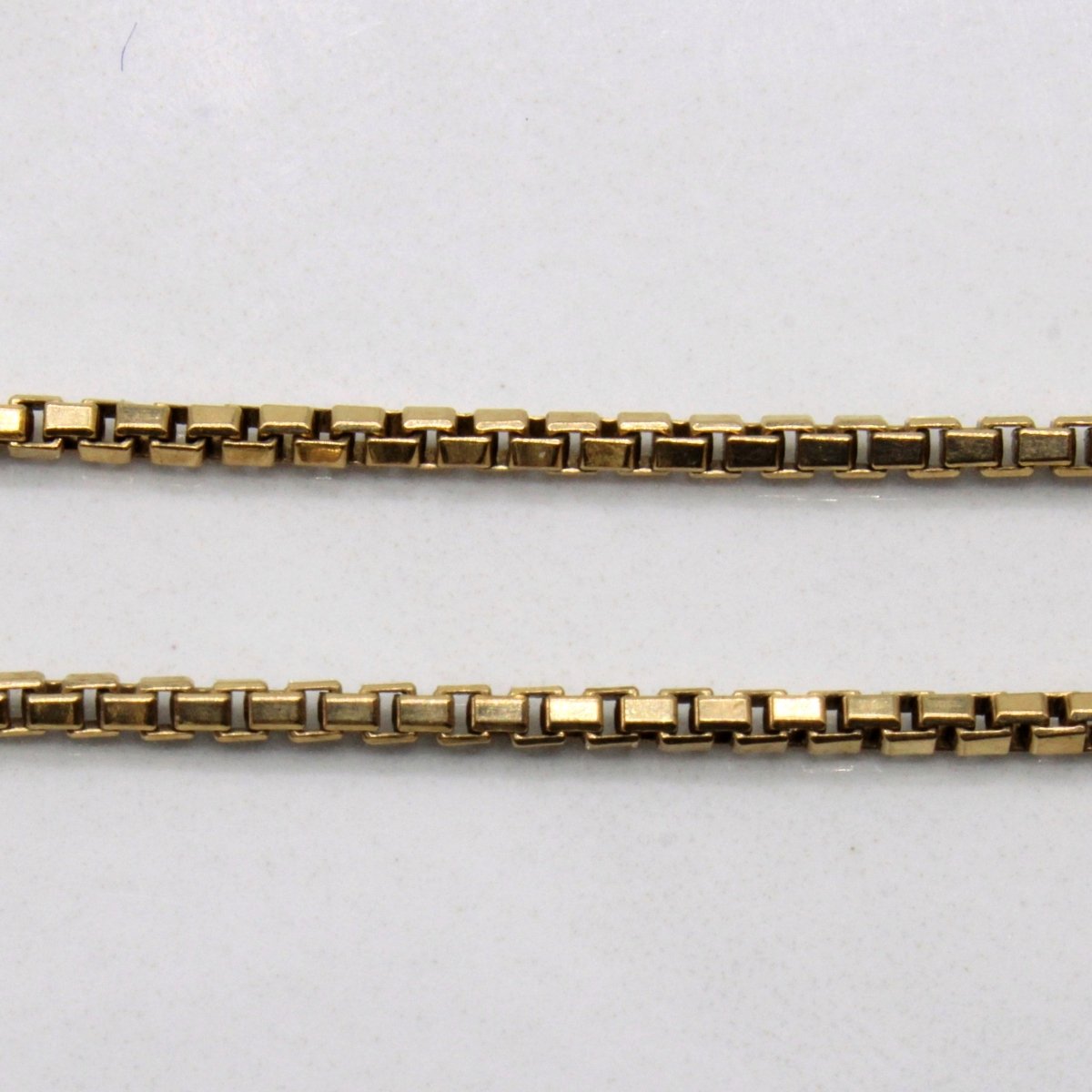 10k Yellow Gold Box Link Chain | 22 |