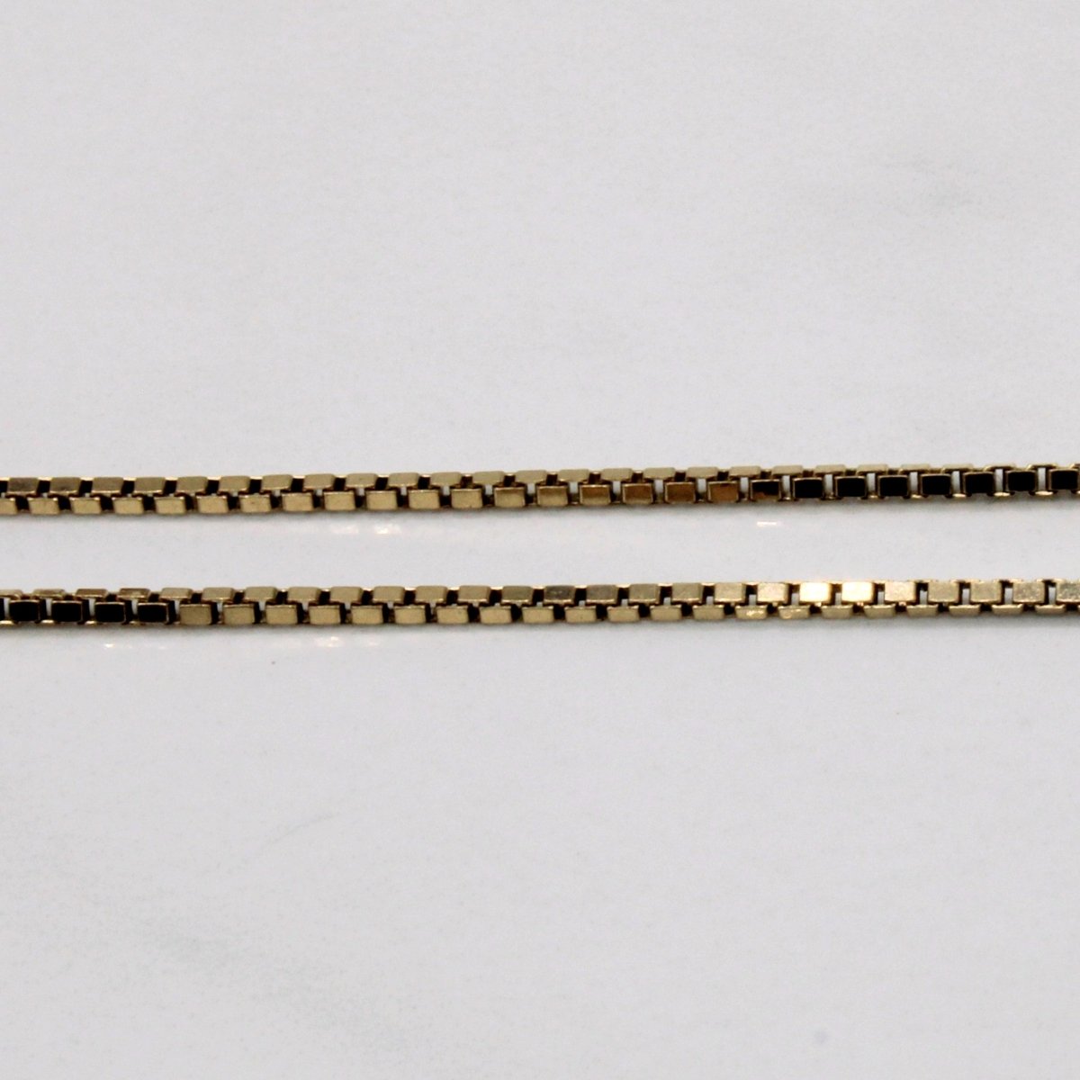10k Yellow Gold Box Link Chain | 22 |