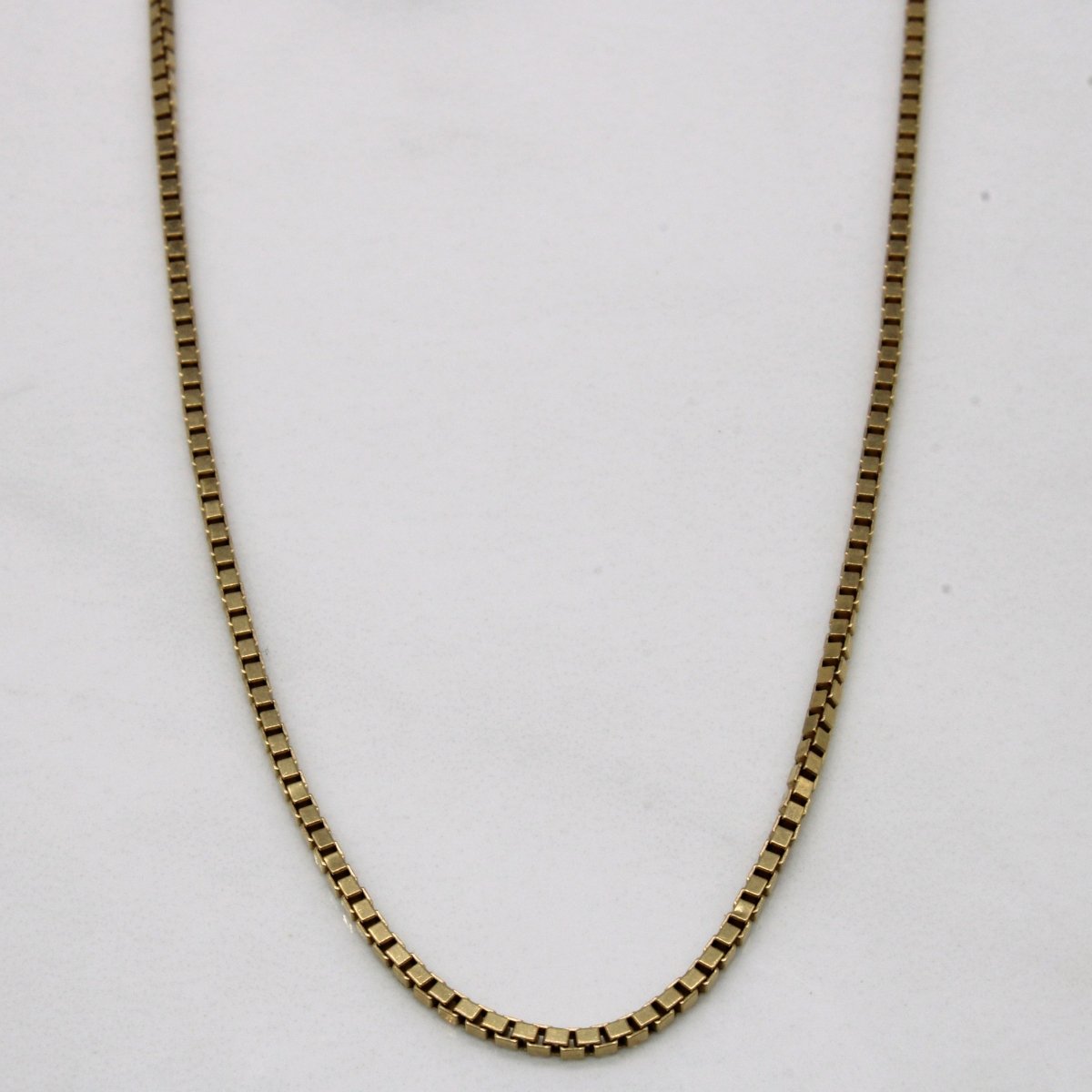 10k Yellow Gold Box Link Chain | 24 |