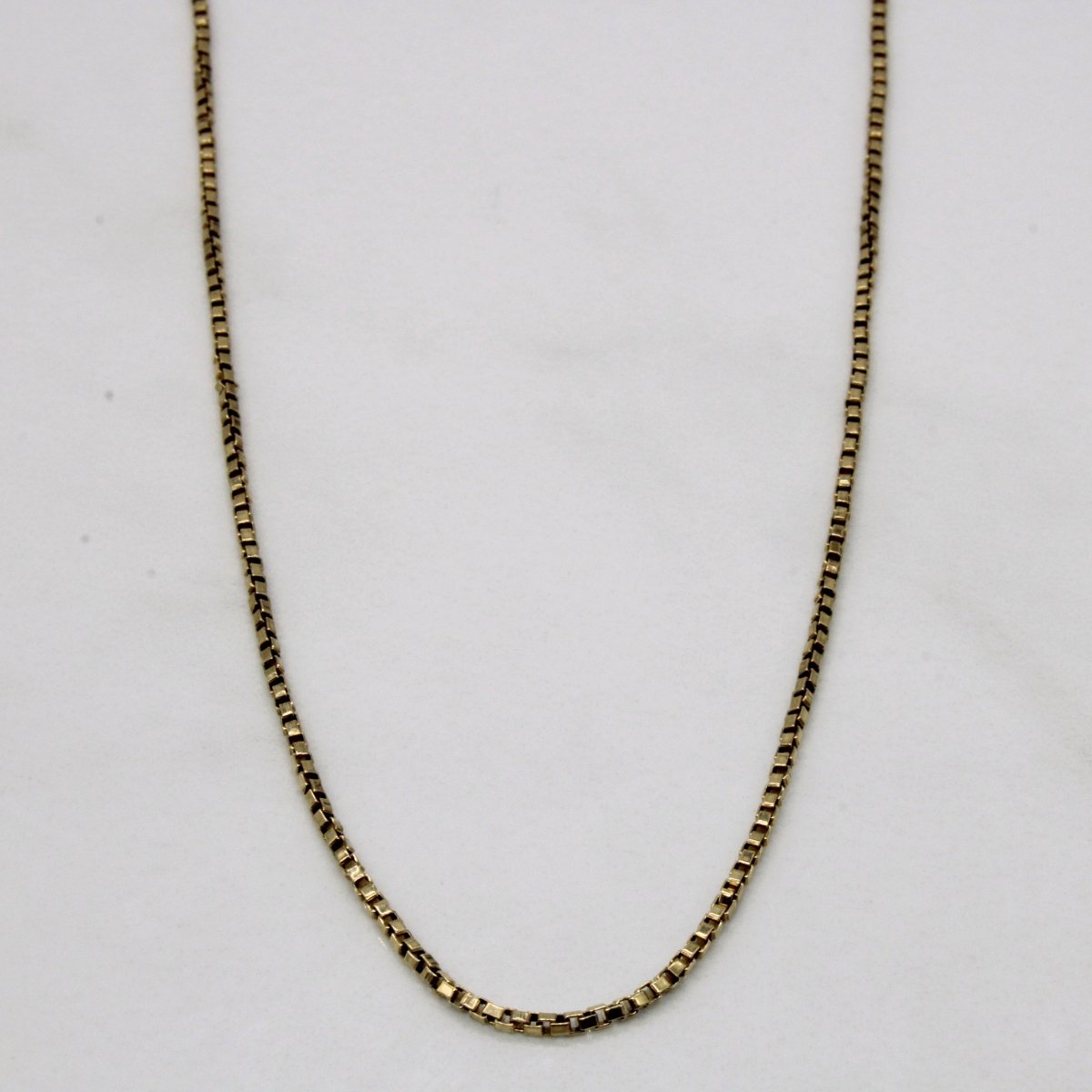 10k Yellow Gold Box Link Chain | 24 |