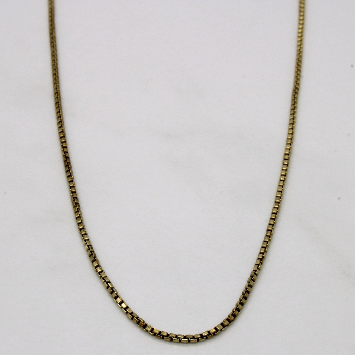 10k Yellow Gold Box Link Chain | 24 |