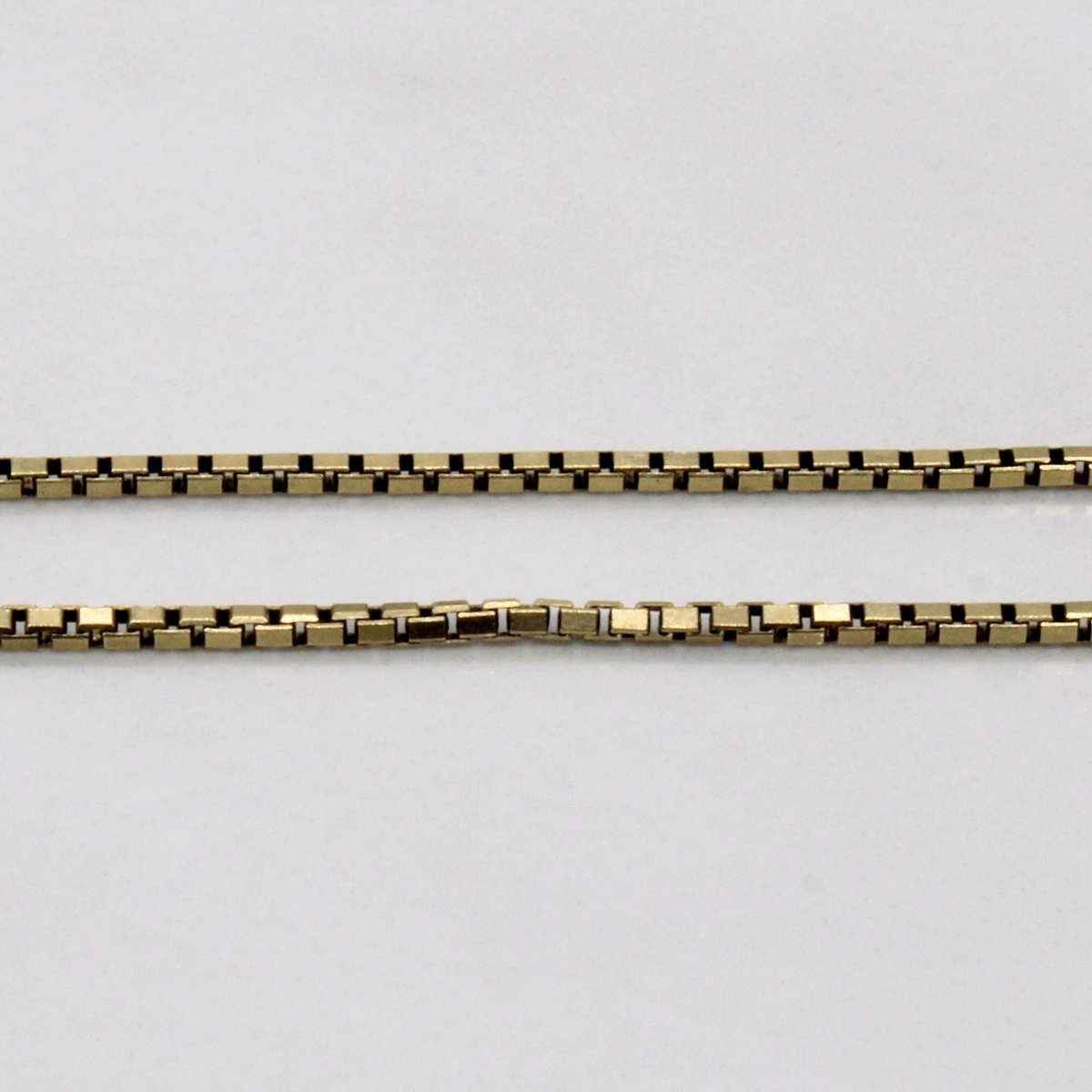 10k Yellow Gold Box Link Chain | 24 |