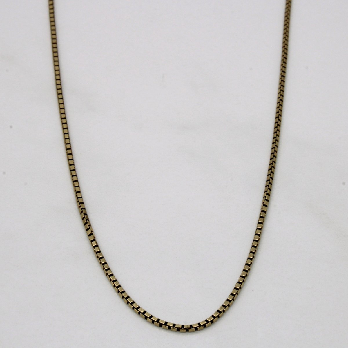 10k Yellow Gold Box Link Chain | 24 |