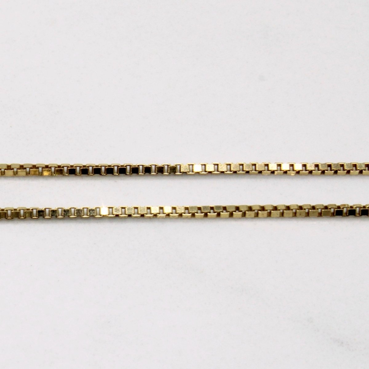 10k Yellow Gold Box Link Chain | 24 |