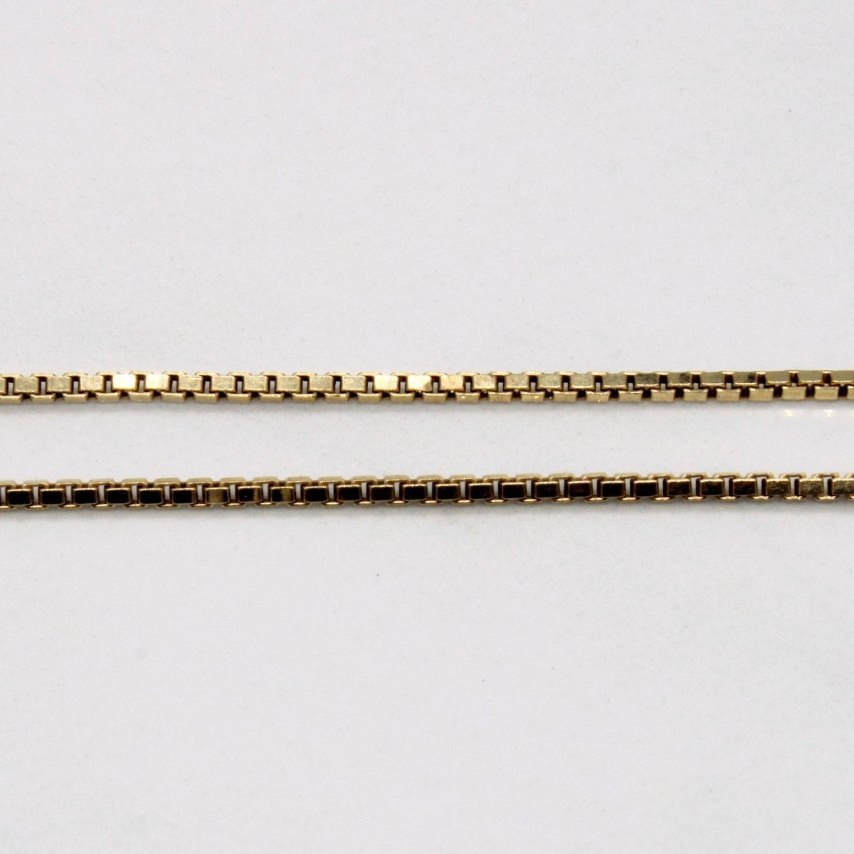10k Yellow Gold Box Link Chain | 26 |
