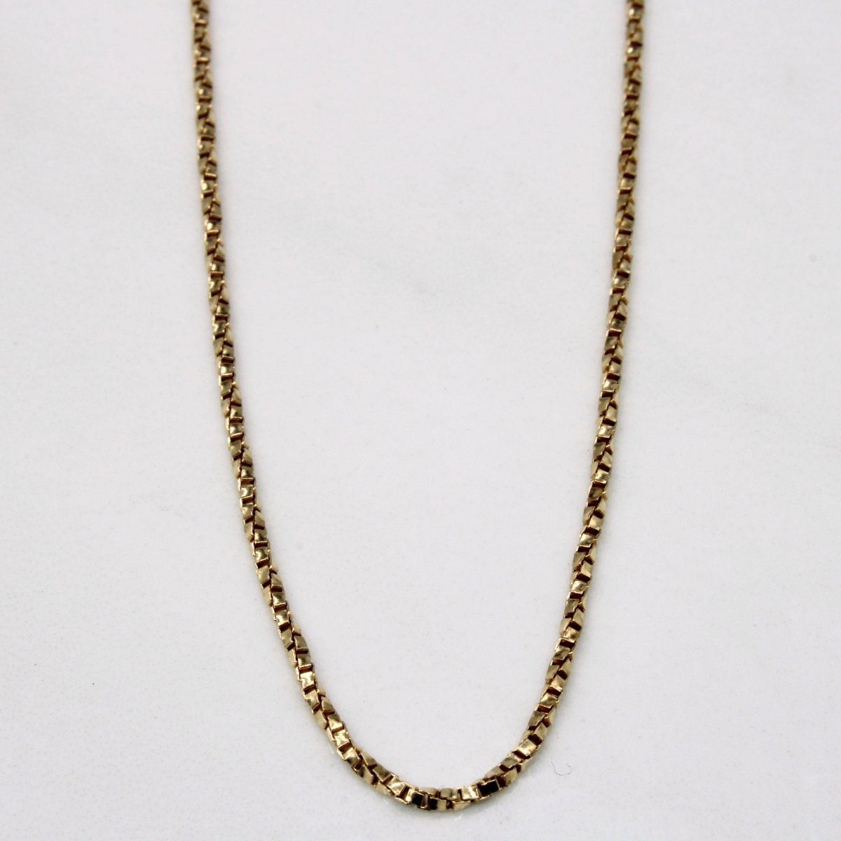10k Yellow Gold Box Link Rope Chain | 20 |