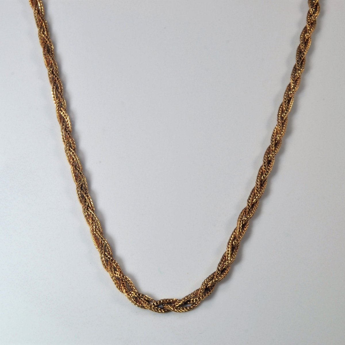 10k Yellow Gold Braided Chain | 14 |